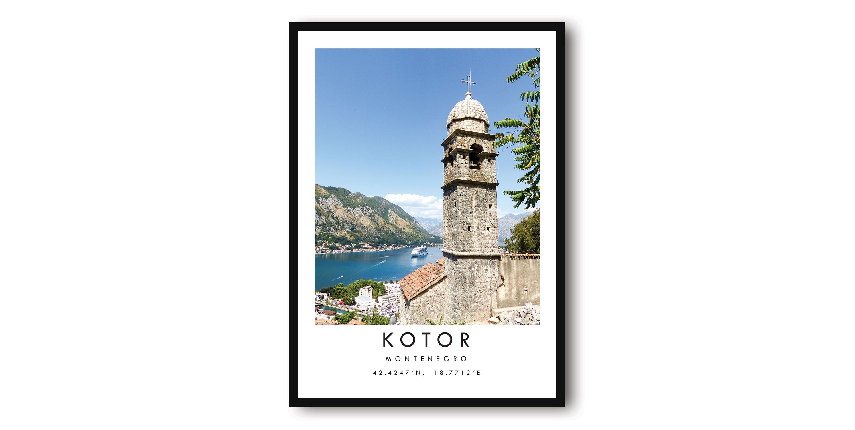 Kotor Travel Print, Kotor Poster, Unique Wallart Decor, Colour Home Decor, Kotor Montenegro Print, Popular Print A1/A2/A3/A4/A5