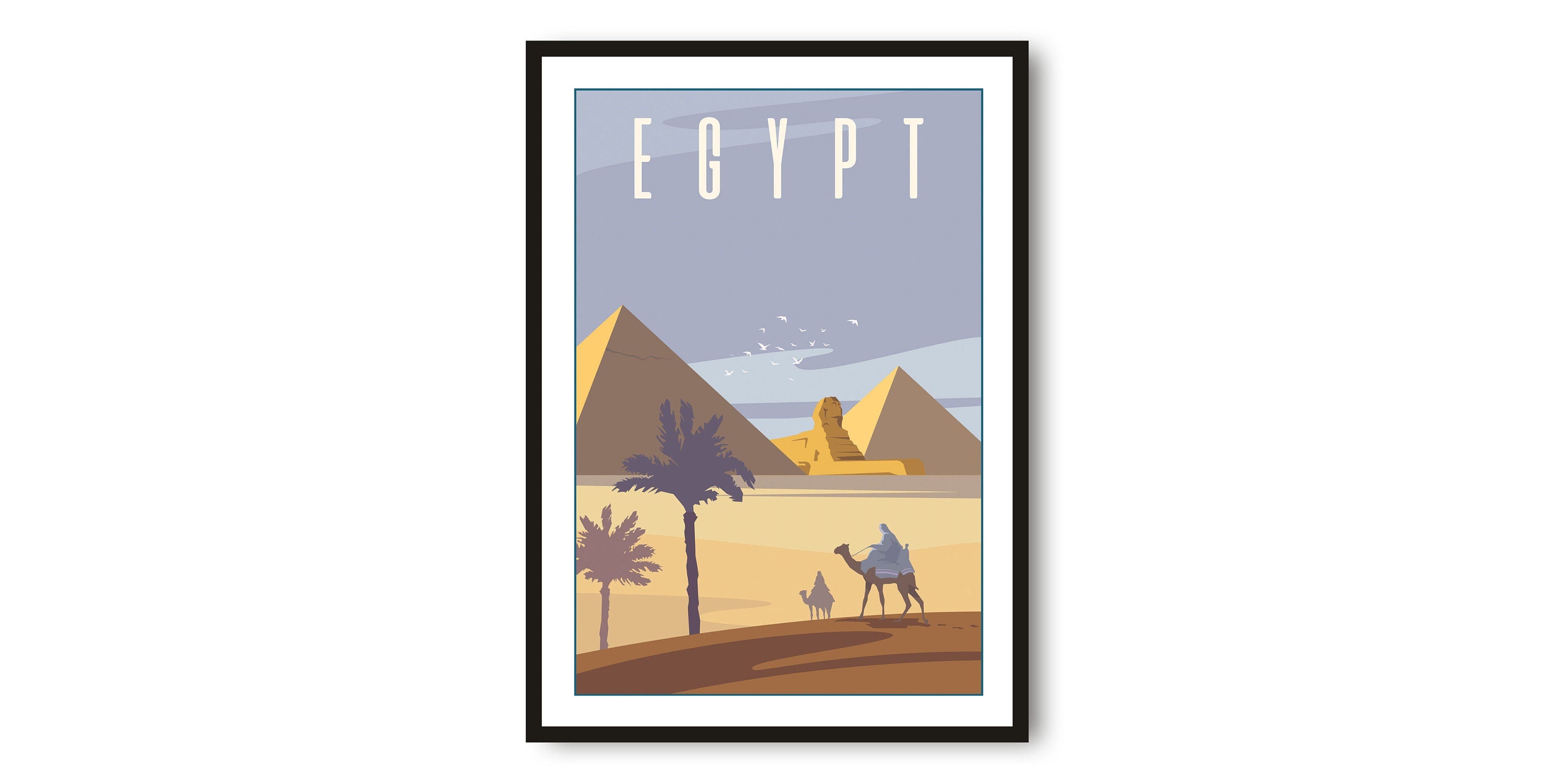 Egypt Travel Poster, Cairo Poster, Colourful Print, Unique Wall Art, Minimalist Home Décor, City A1/A2/A3/A4/A5