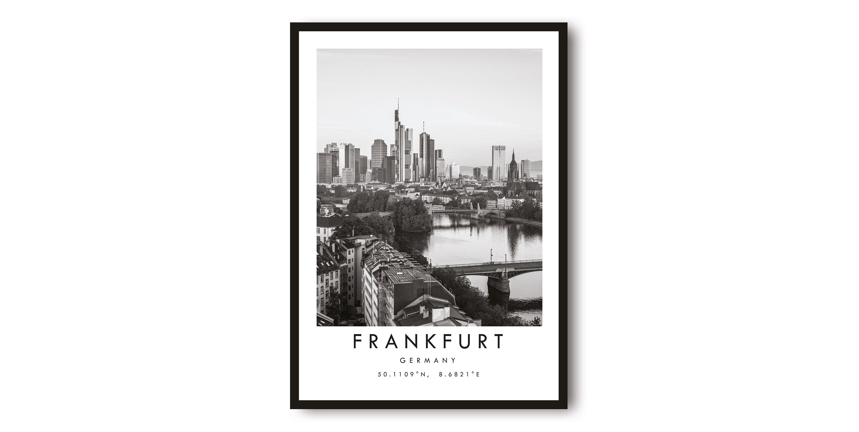Frankfurt Travel Print, Germany Poster Print, Frankfurt Wall Art Minimalist, Frankfurt Print, Photography Prints of Germany A1/A2/A3/A4/A5