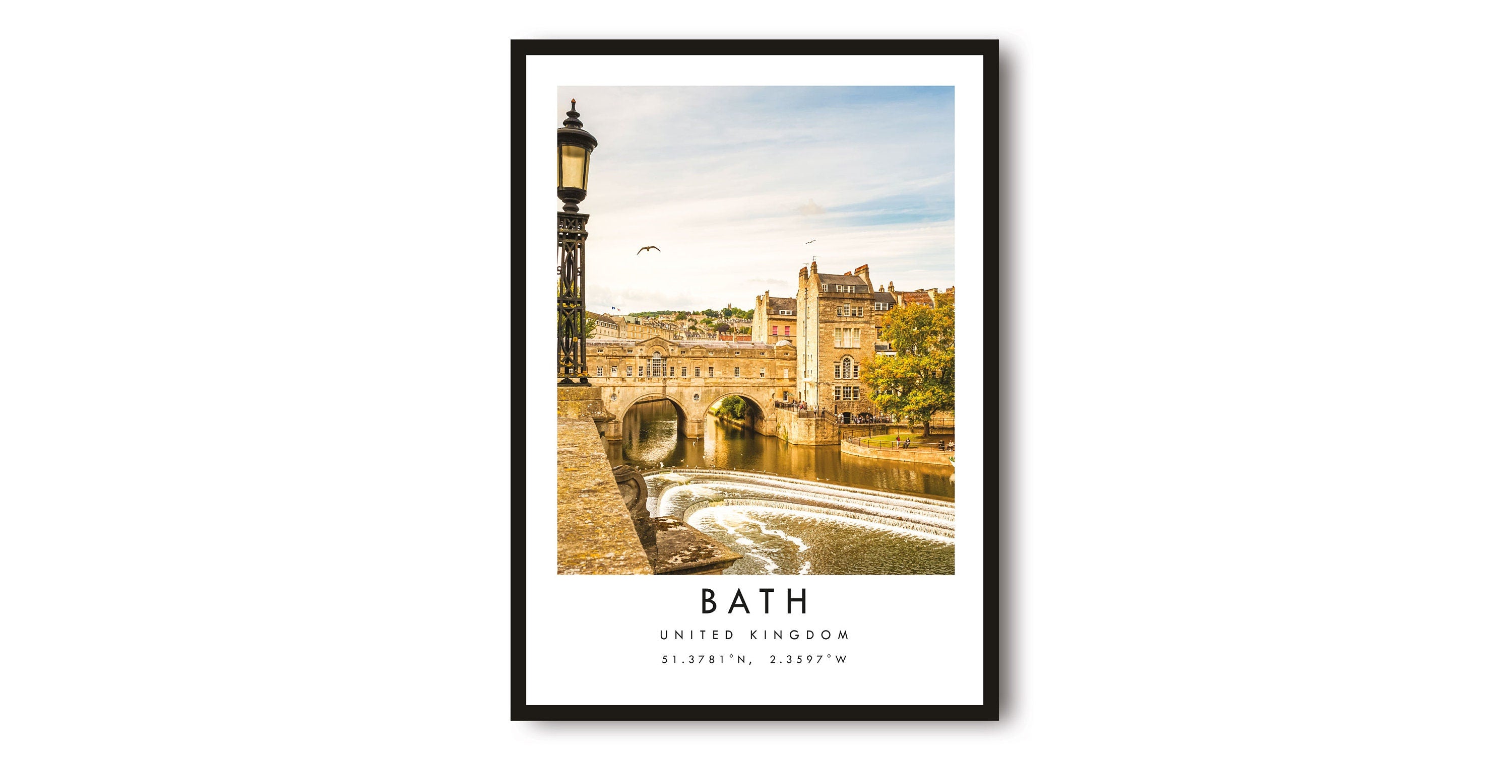 Bath Travel Print, Bath Poster, Unique Wallart Decor, Colour print, Home Decor, England Bath, Popular Print A1/A2/A3/A4/A5