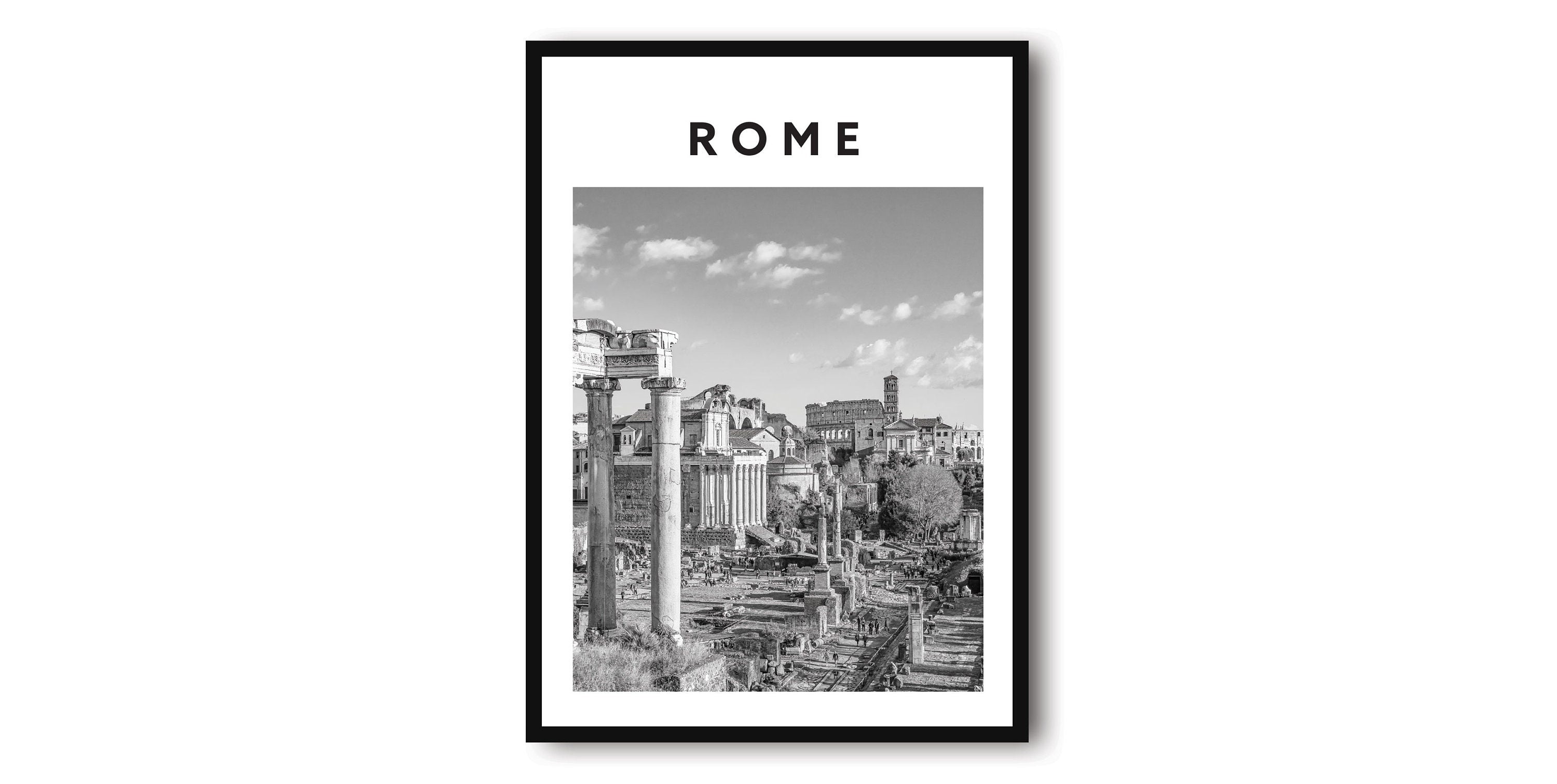 Rome Travel Print, Italy Poster, Unique Wallart Decor, Minimalist art, Home Decor, Rome Italy, Popular Print A1/A2/A3/A4/A5