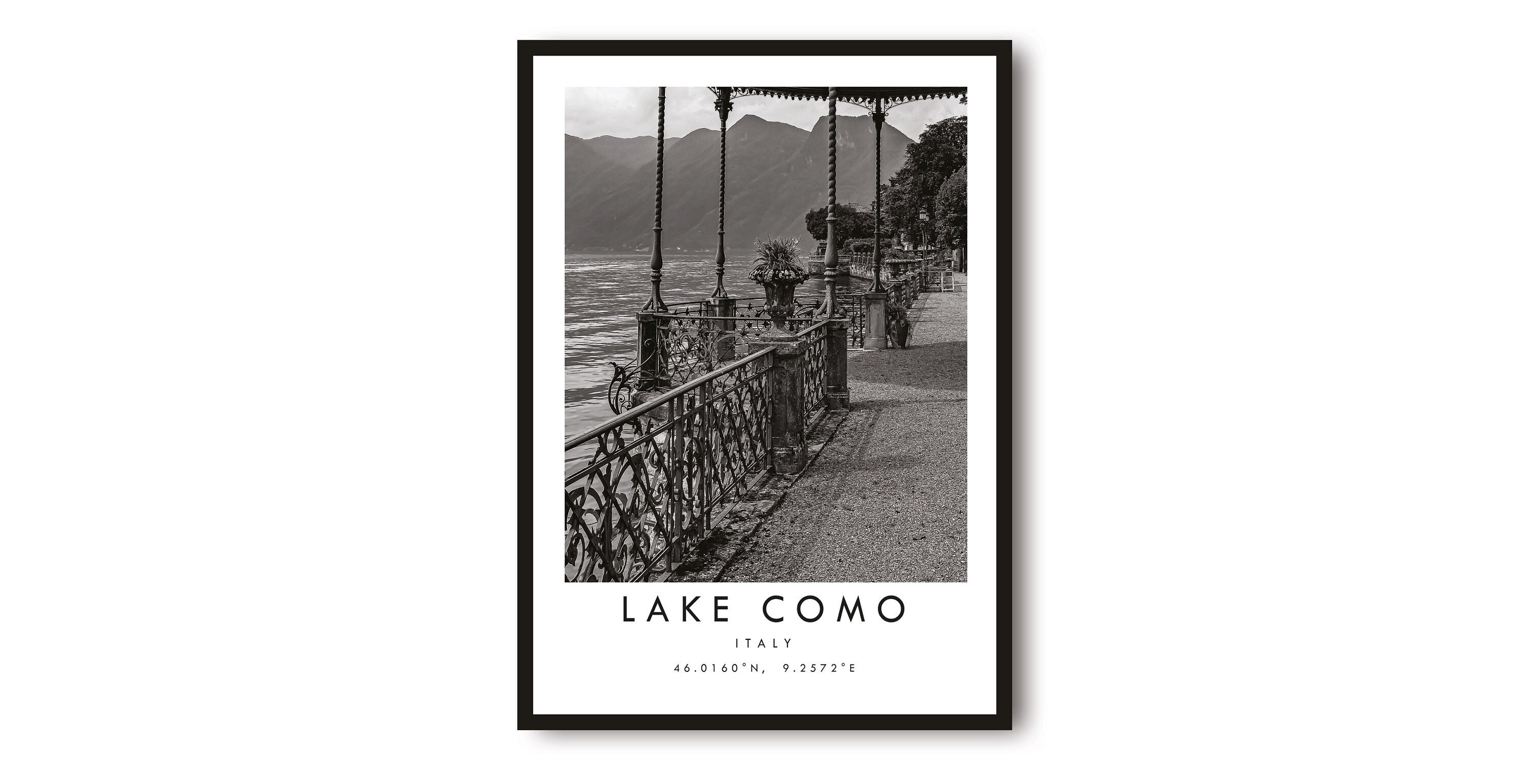 Lake Como Travel Print, Lake Como Poster Print, Lake Como Wall Art Minimalist, Photography Prints of Lake Como Italy, Popular Gift
