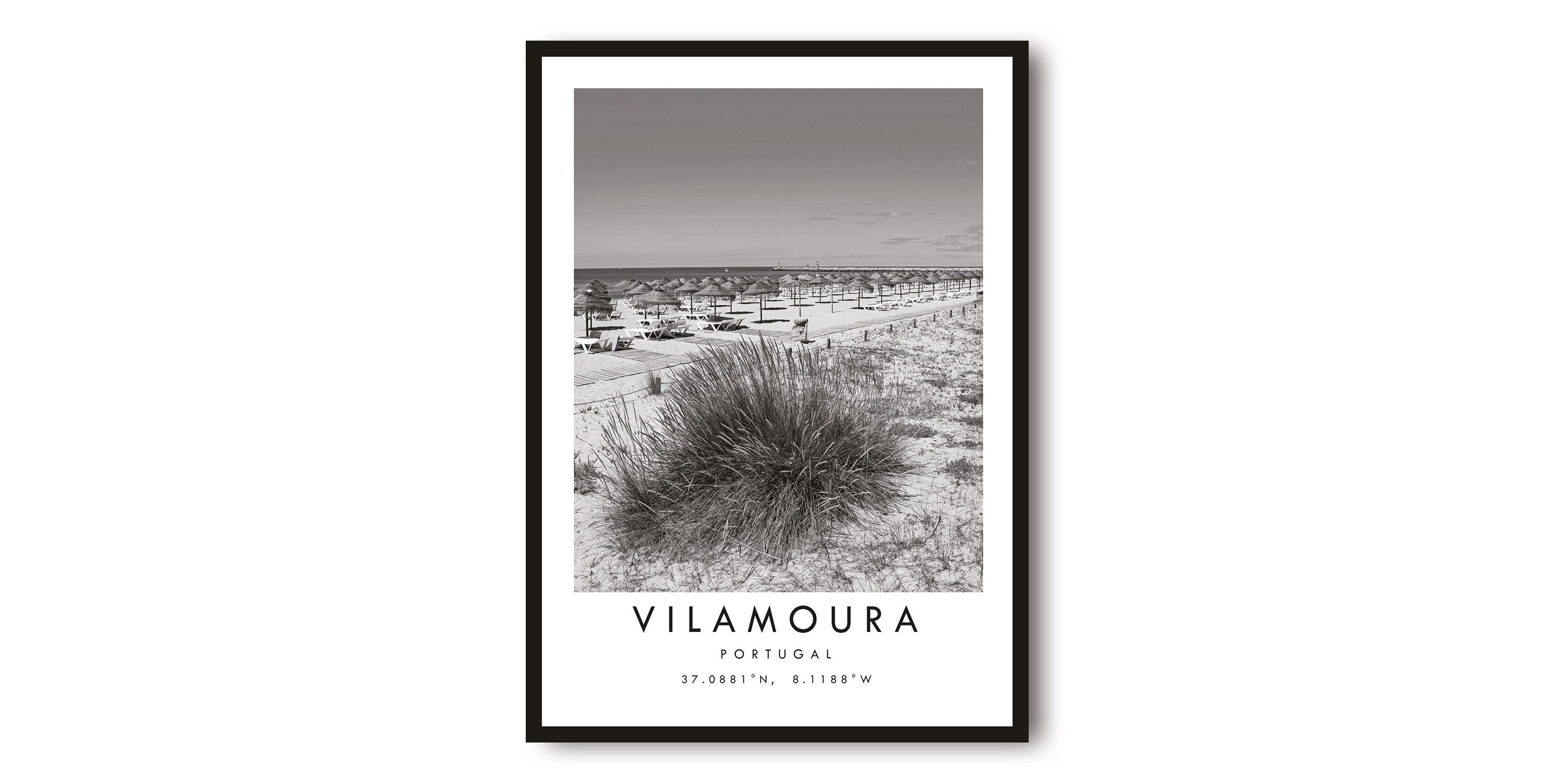 Vilamoura Travel Print, Vilamoura Poster, Unique Wallart Decor, Black and White Home Decor, Vilamoura Minimalist Wallart A1/A2/A3/A4/A5