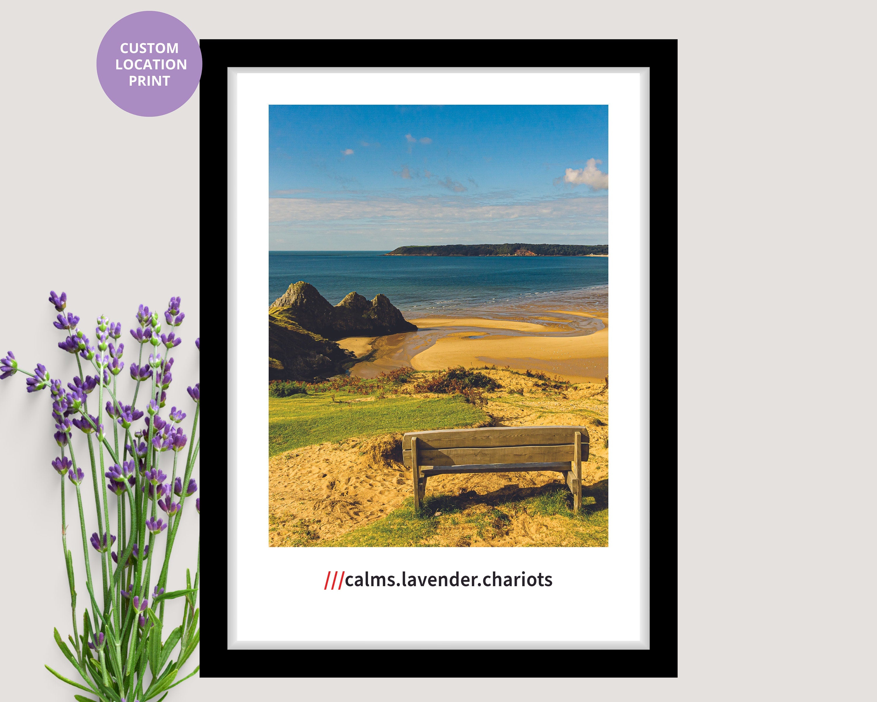 what3words custom location print A1/A2/A3/A4/A5