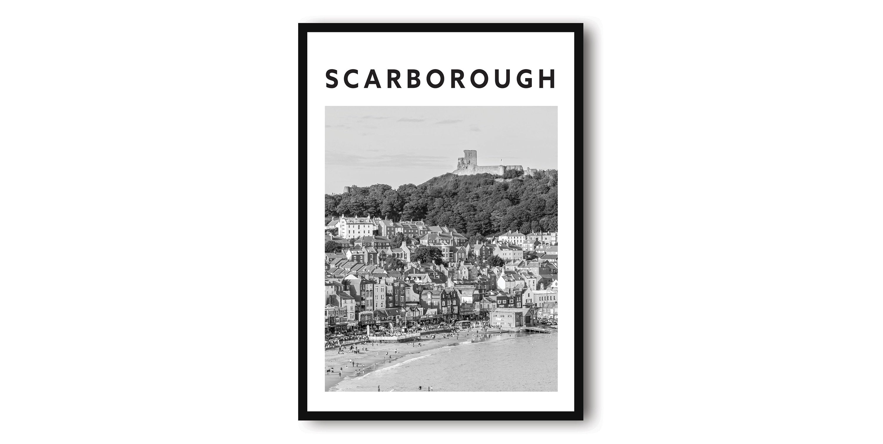 Scarborough Travel Print, Scarborough Poster, Unique Wallart Decor, Minimalist art, Home Decor, Popular Print A1/A2/A3/A4/A5