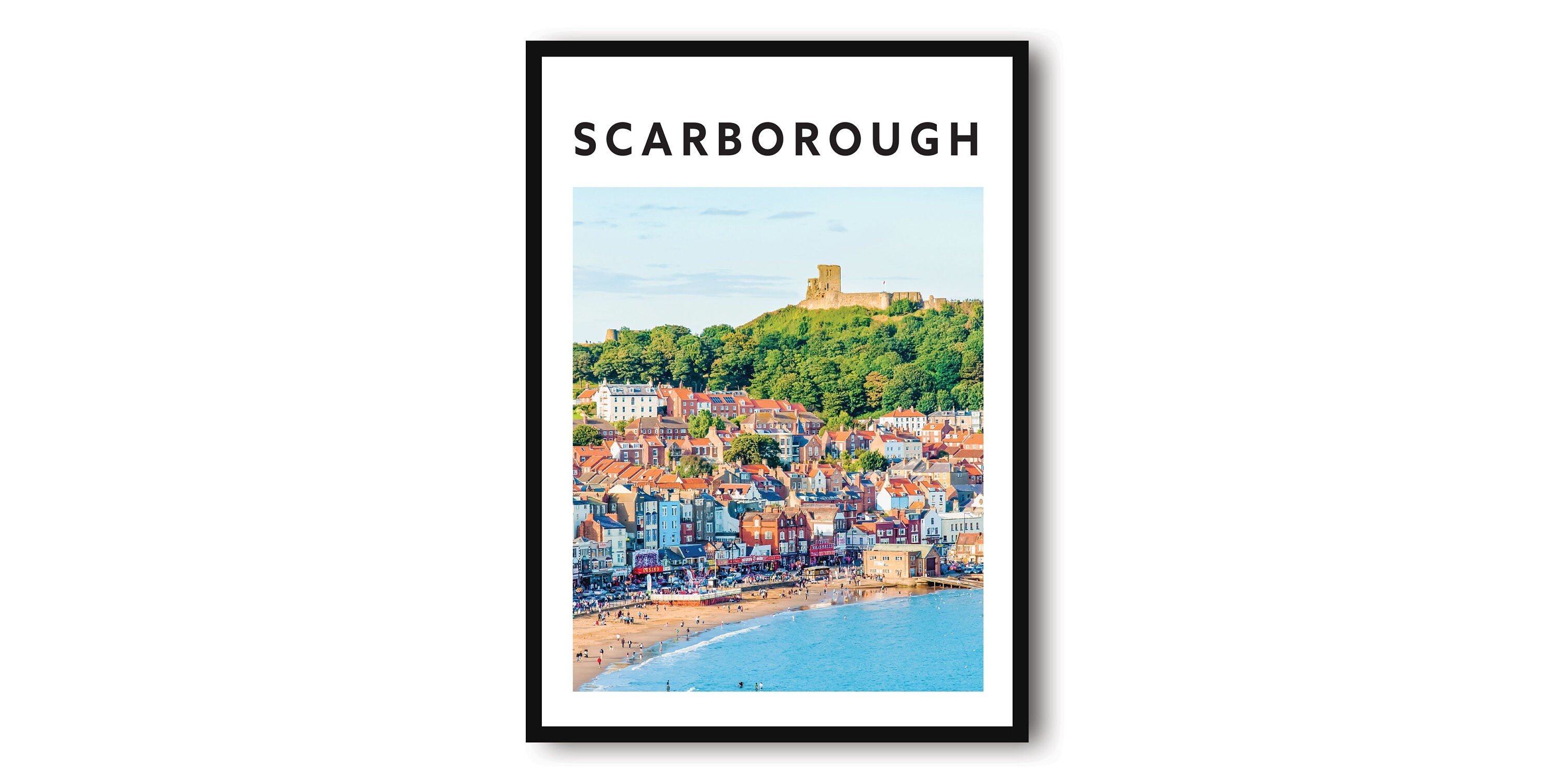 Scarborough Travel Print, Scarborough Poster, Unique Wallart Decor, Minimalist art, Home Decor, Popular Print A1/A2/A3/A4/A5