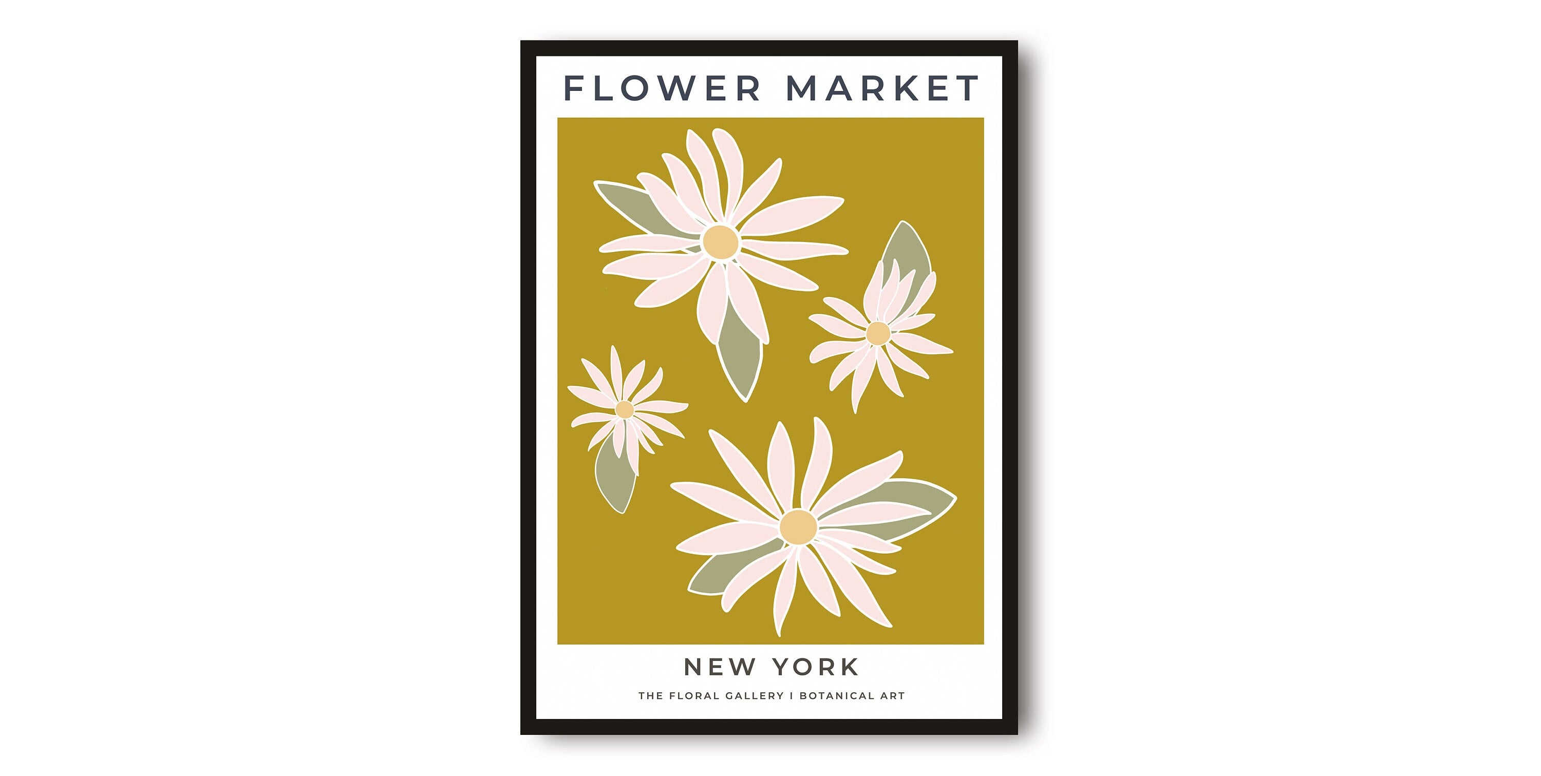 New York Travel Poster, Abstract Flower Poster, Flower Art Print, New York Poster, Kitchen Fruit Poster, Kitchen Poster, Flower Market