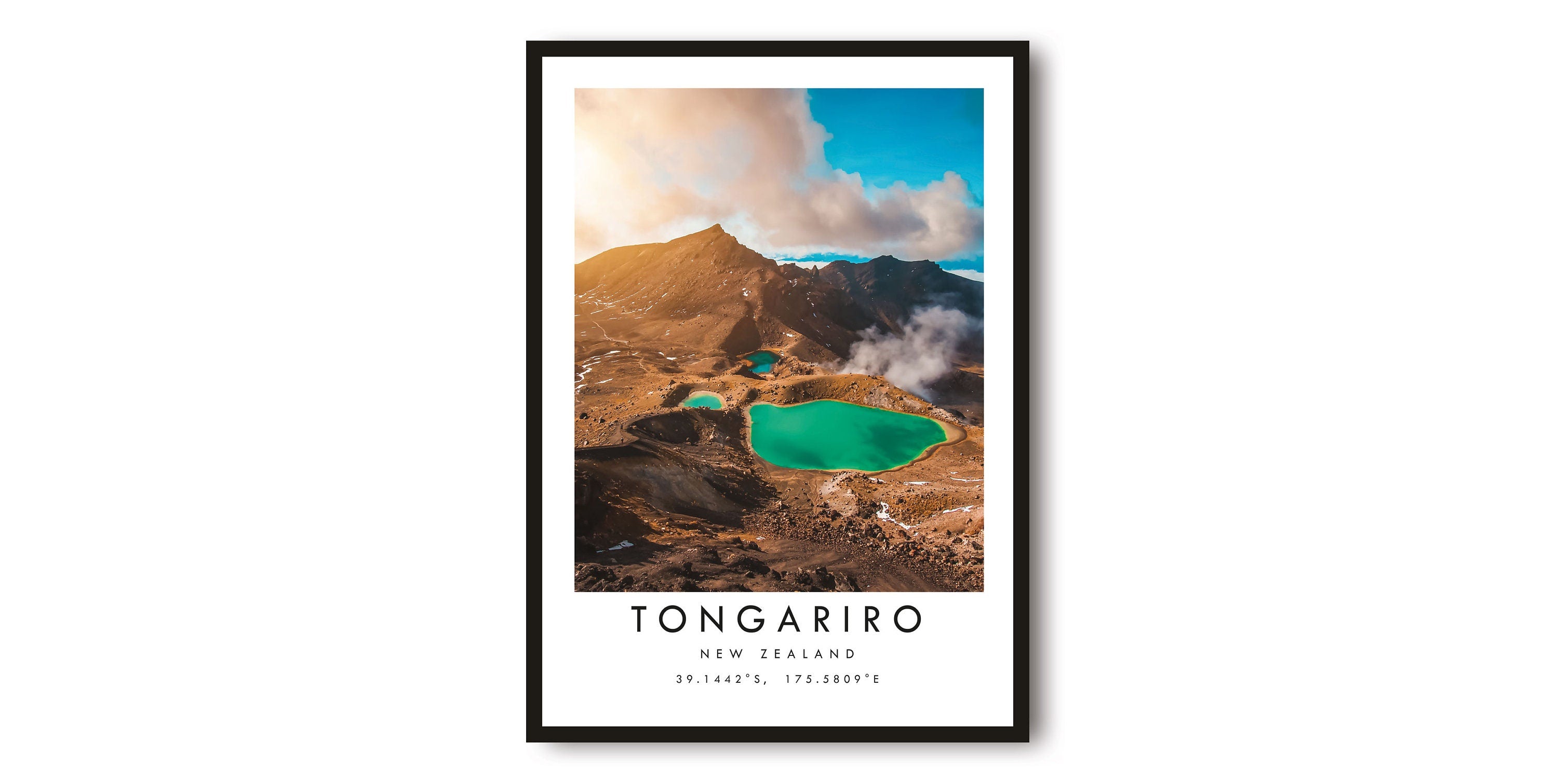 Tongariro Travel Print, New Zealand Print, Photography, Prints of New Zealand, Popular Gift A1/A2/A3/A4/A5