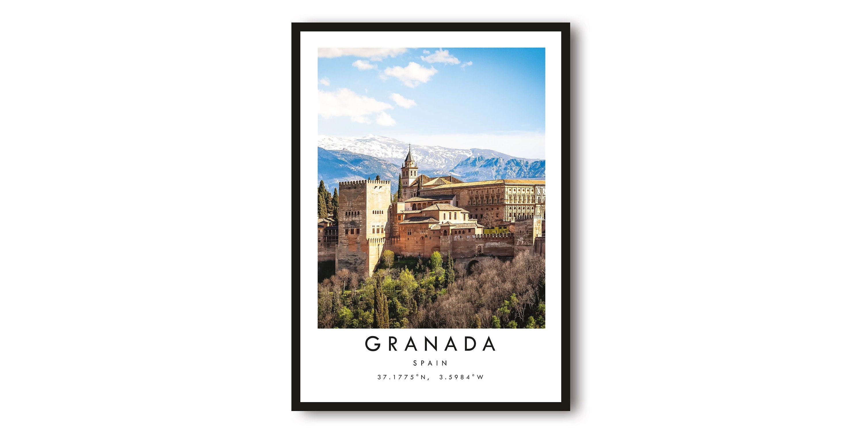 Granada Travel Print, Granada Poster, Unique Wallart Decor, Home Decor, Spain Granada, Popular Print A1/A2/A3/A4/A5