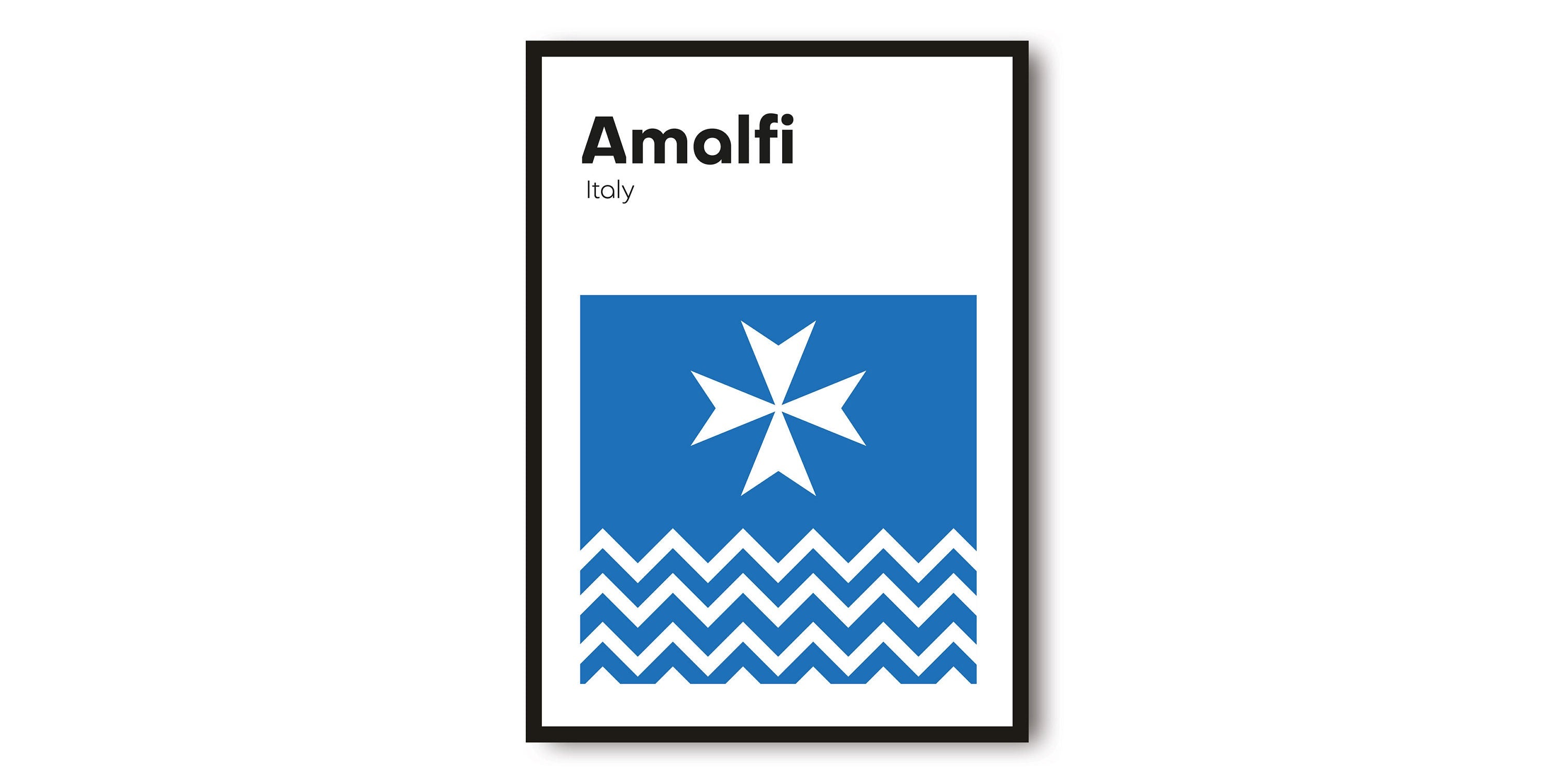 Amalfi Travel poster, Italy Travel Print, Geometric Wall Art Minimalist Prints, Prints of Amalfi Coast, Popular Print A1/A2/A3/A4/A5
