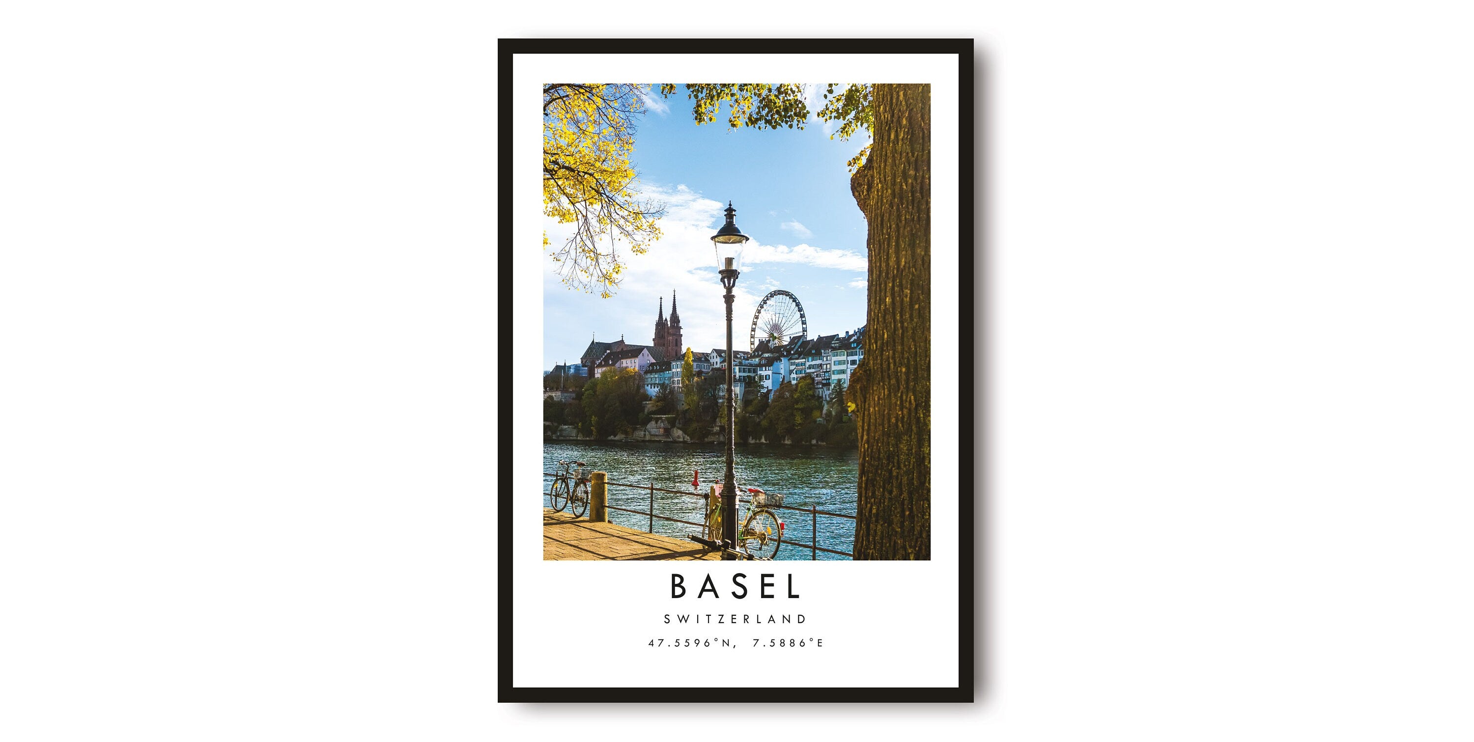 Basel Travel Print, Switzerland Poster, Unique Wall Art, Minimalist Home Decor, City A1/A2/A3/A4/A5