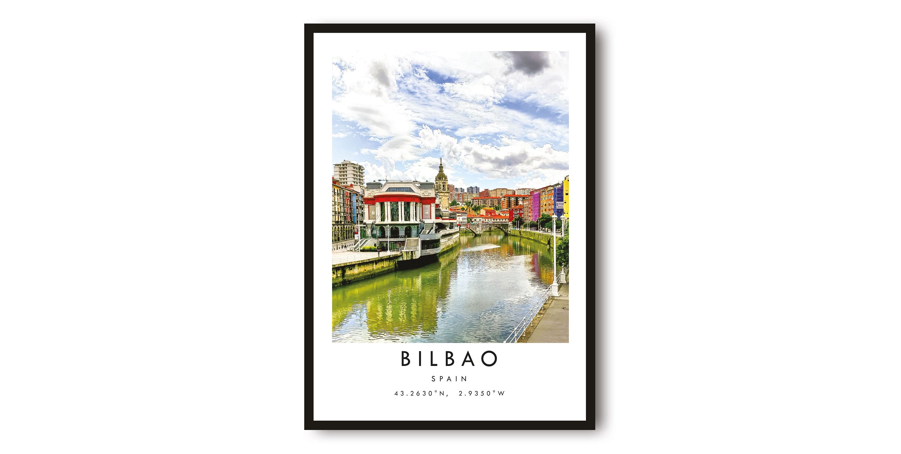 Bilbao Travel Print, Bilbao Poster, Unique Wallart Decor, Home Decor, Spain Bilbao, Popular Print A1/A2/A3/A4/A5