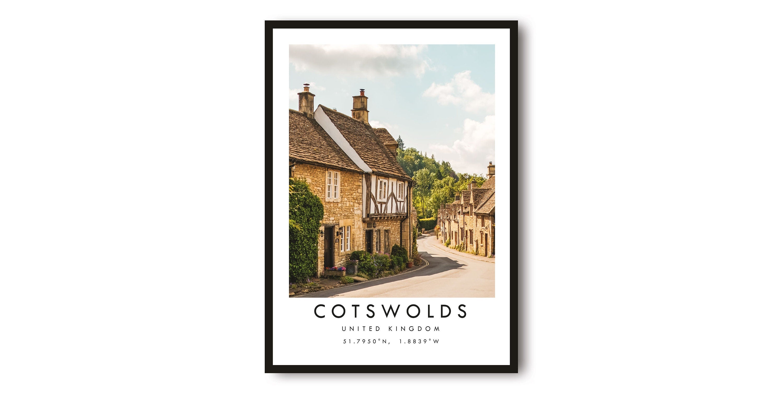 Cotswolds Travel Print, Cotswolds Poster, Unique Wallart Decor, Home Decor, England Cotswolds , Popular Print A1/A2/A3/A4/A5