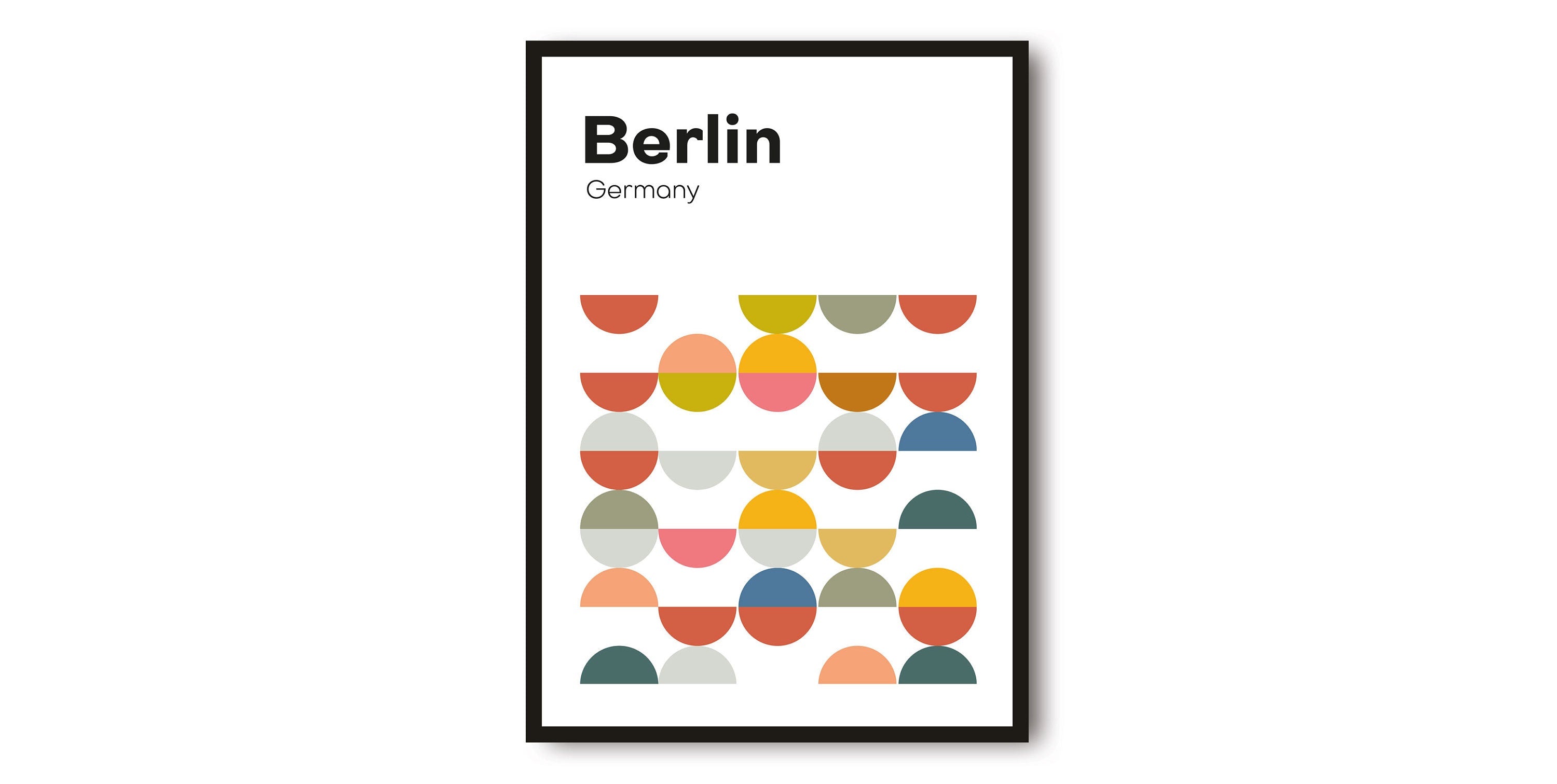 Berlin Travel poster, Germany Travel Print, Geometric Wall Art Minimalist Prints, Prints of Berlin, Popular Print A1/A2/A3/A4/A5