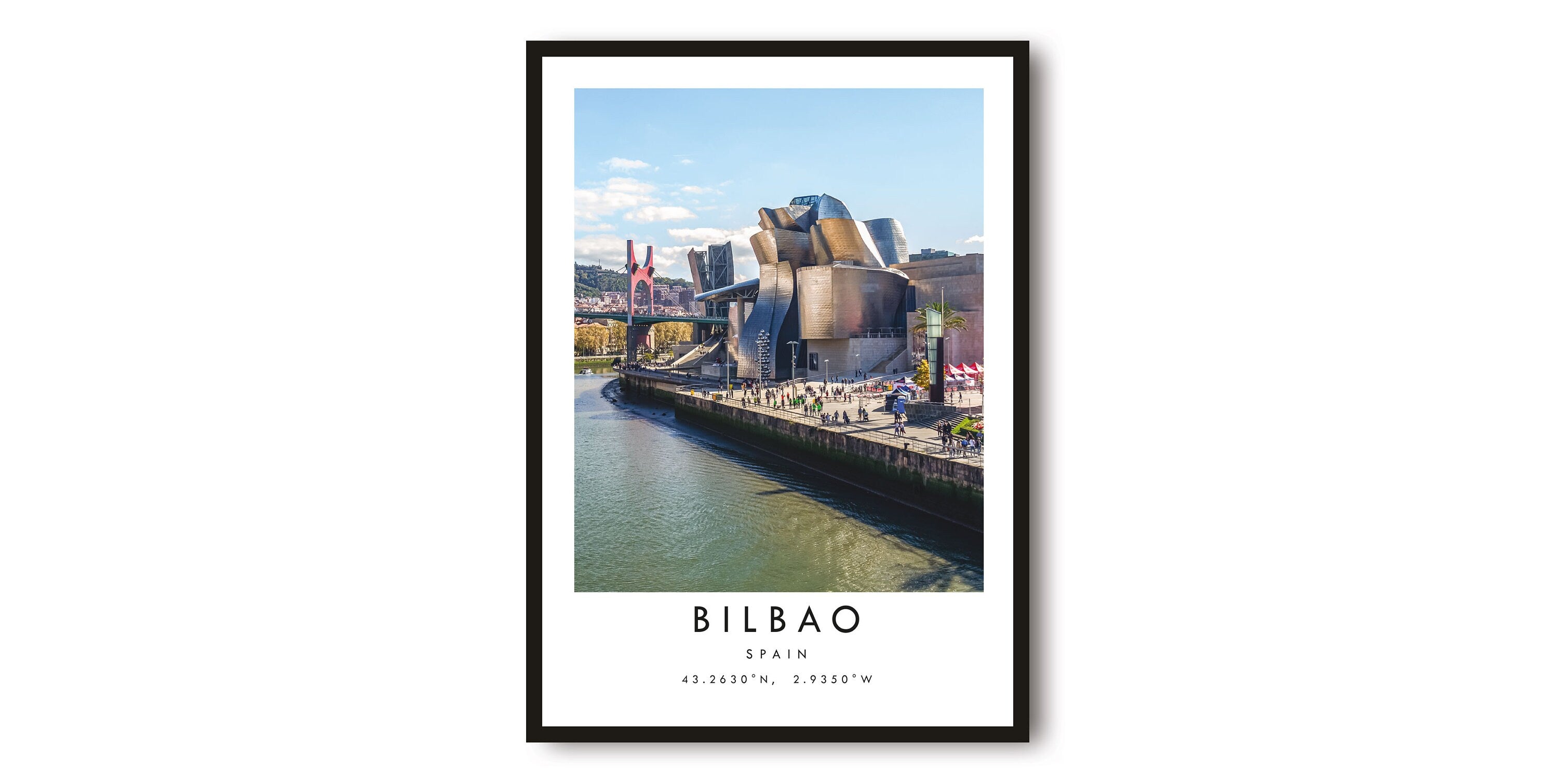 Bilbao Travel Print, Bilbao Poster, Unique Wallart Decor, Home Decor, Spain Bilbao, Popular Print A1/A2/A3/A4/A5
