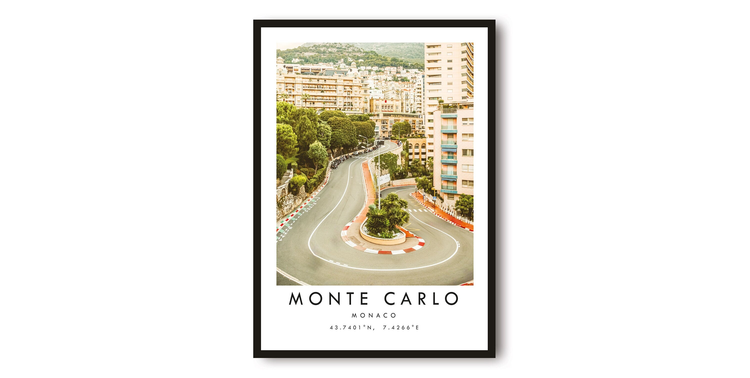Monte Carlo Travel Print, Monaco travel Poster, Home Decor, print, poster A1/A2/A3/A4/A5