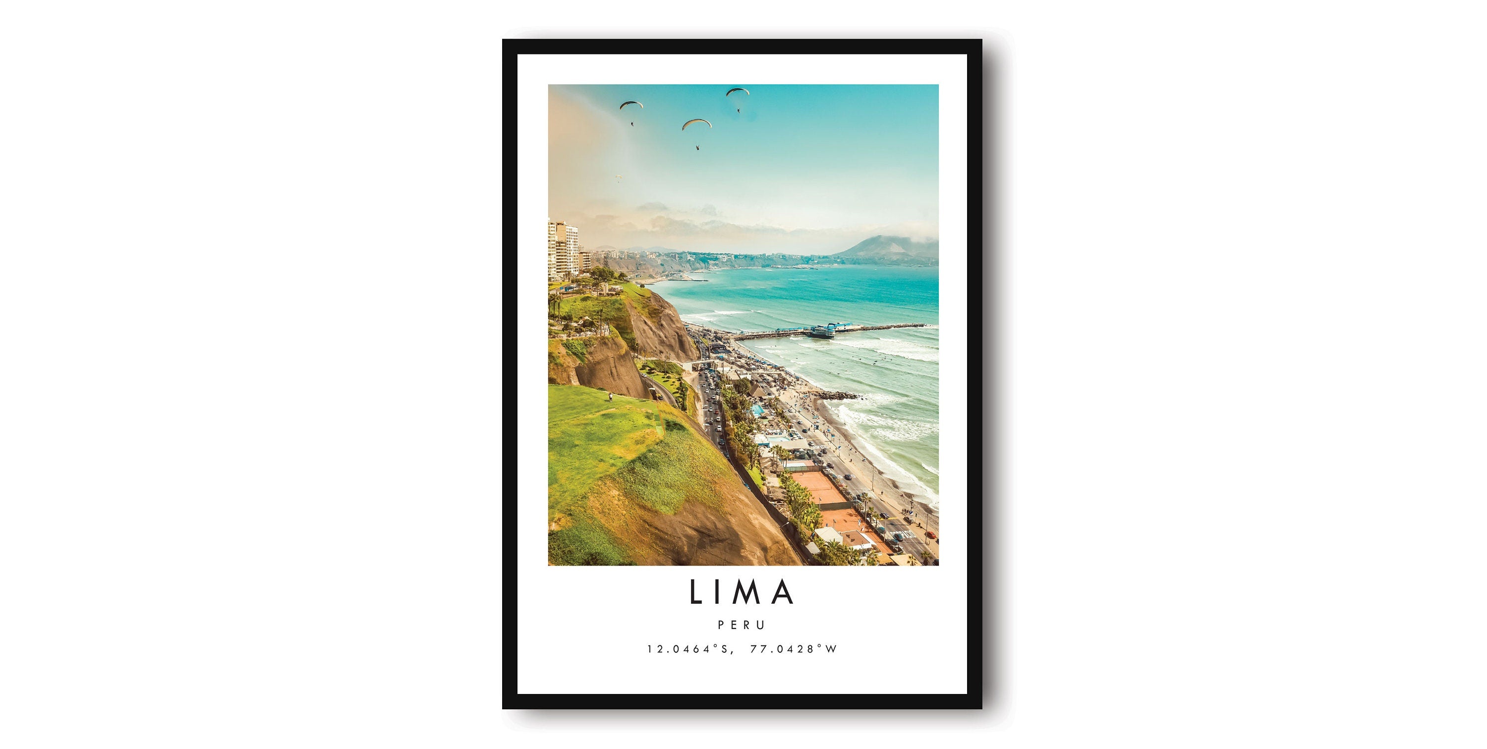 Lima Travel Print, Peru Poster, Unique Wallart Decor, Home Decor, Lima Peru, Popular Print A1/A2/A3/A4/A5