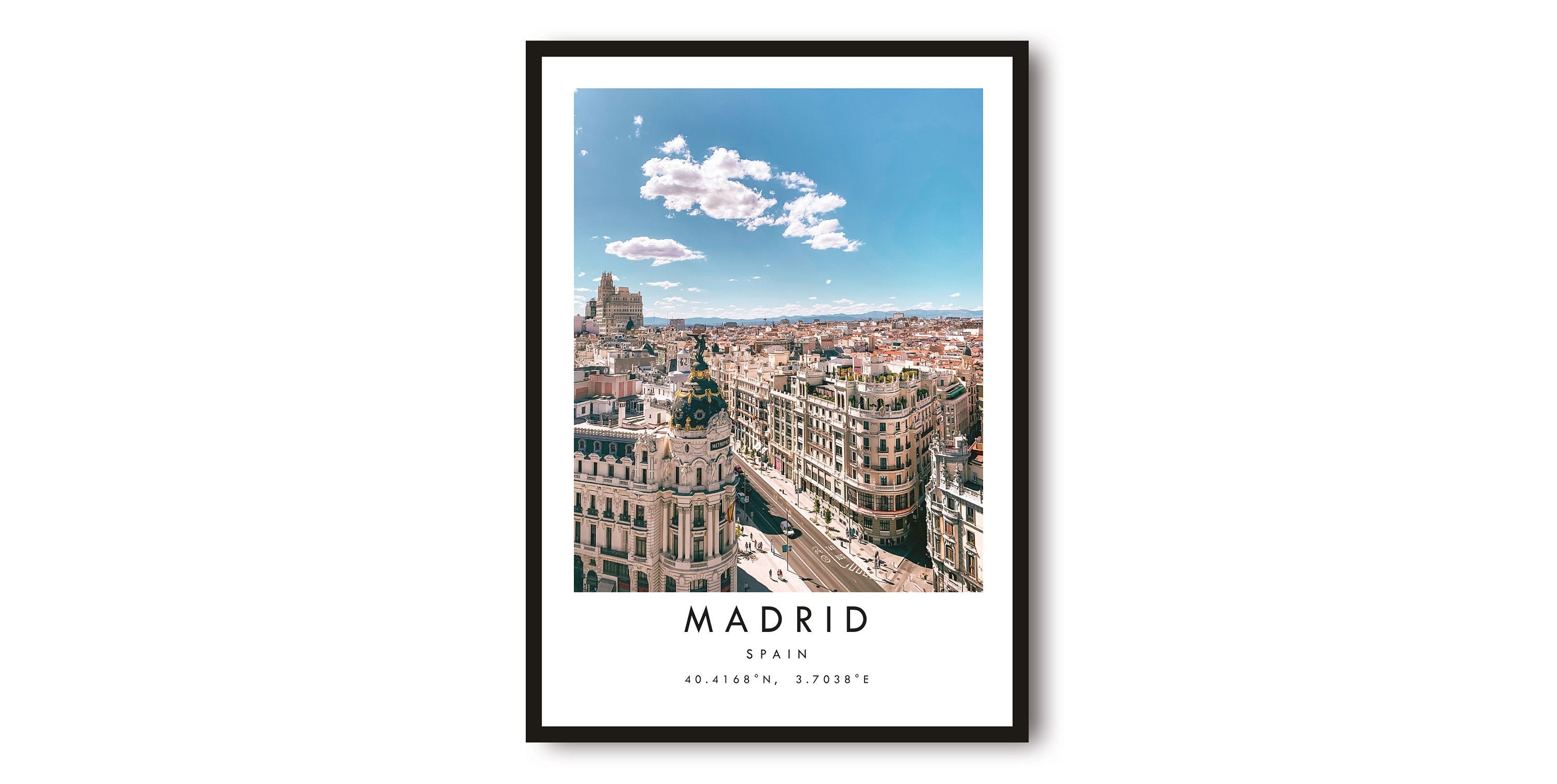 Madrid Travel Print, Madrid Poster, Unique Wallart Decor, Home Decor, Spain Madrid Popular Print A1/A2/A3/A4/A5