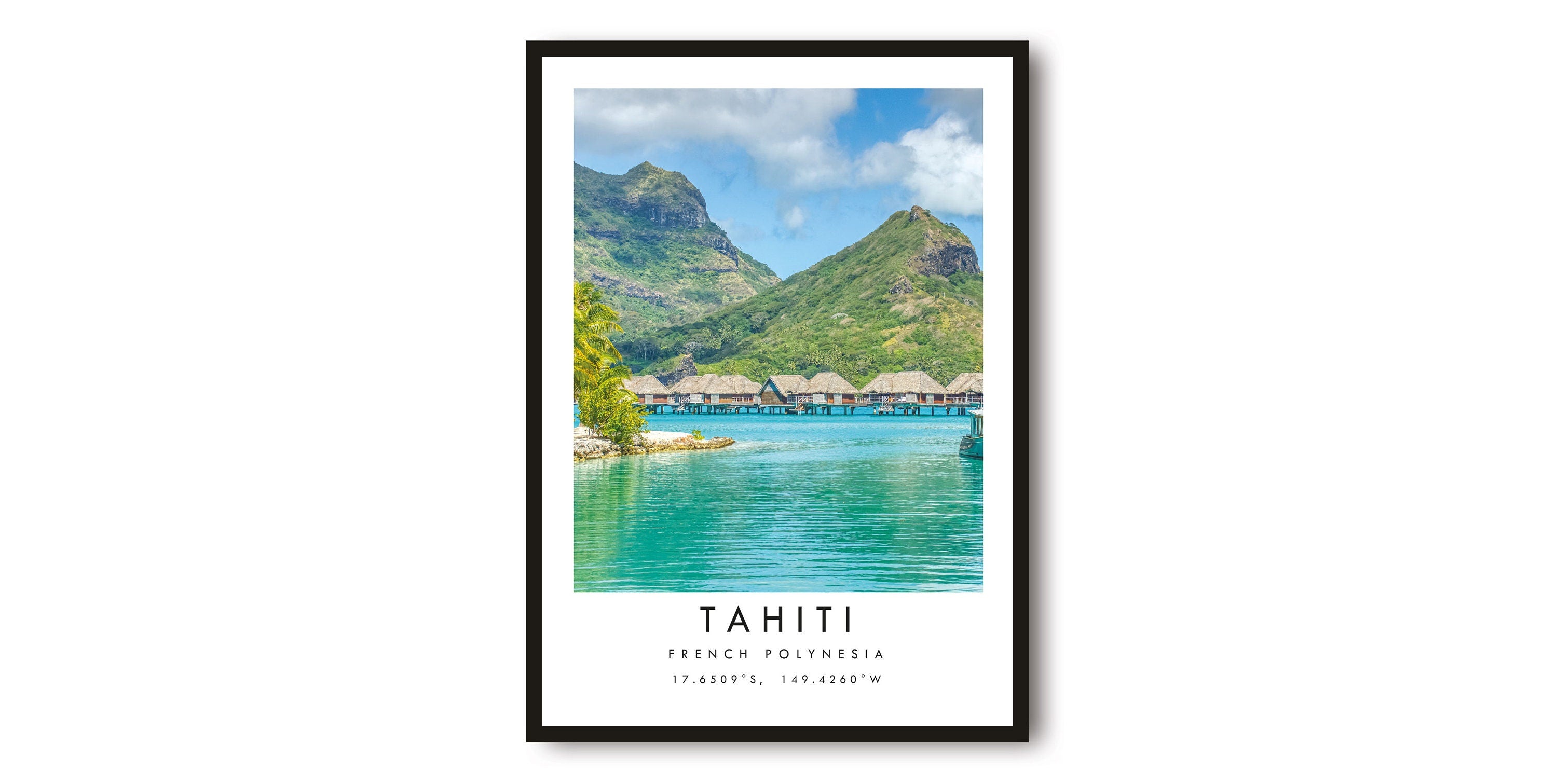 Tahiti Travel Print, Tahiti Poster Print, Tahiti Wall Art Minimalist, Photography Prints of Tahiti A1/A2/A3/A4/A5
