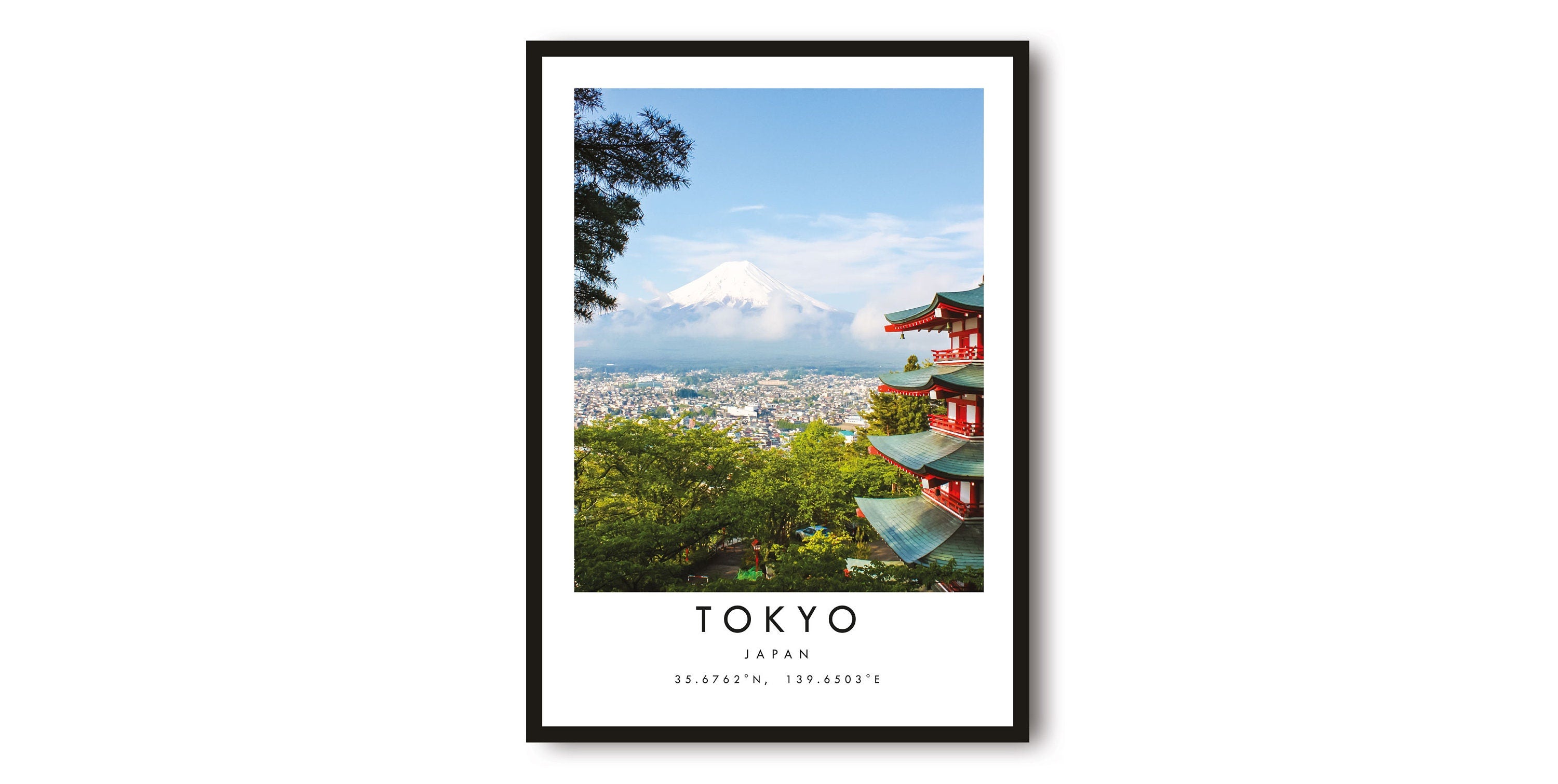 Tokyo Travel Print, Japan Poster, Mount Fuji Print, Minimalist Home Decor, City A1/A2/A3/A4/A5