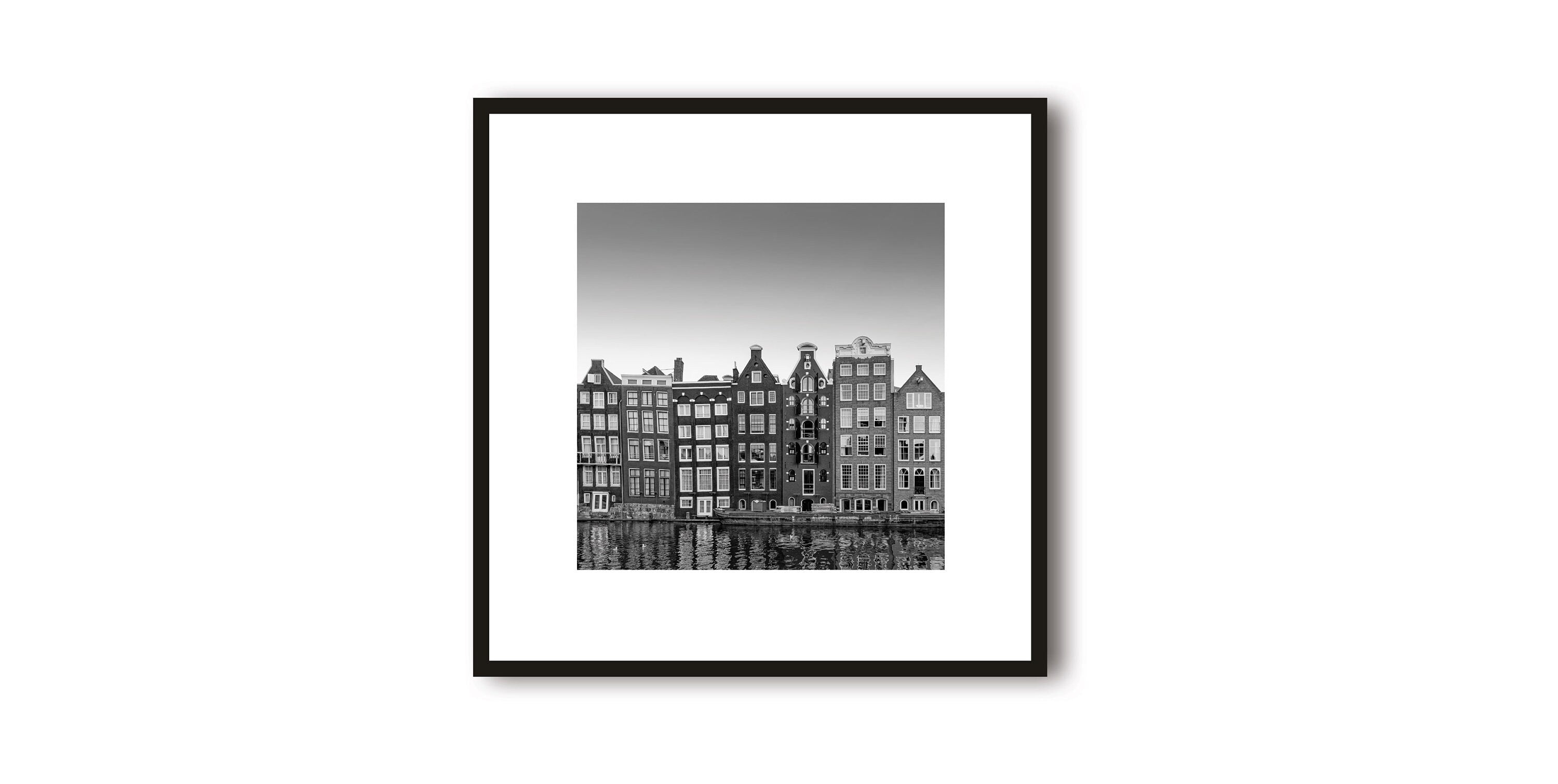 Amsterdam Photo Print with White Border | Amsterdam Photography | Travel Art Print | Framed Prints | Minimalist