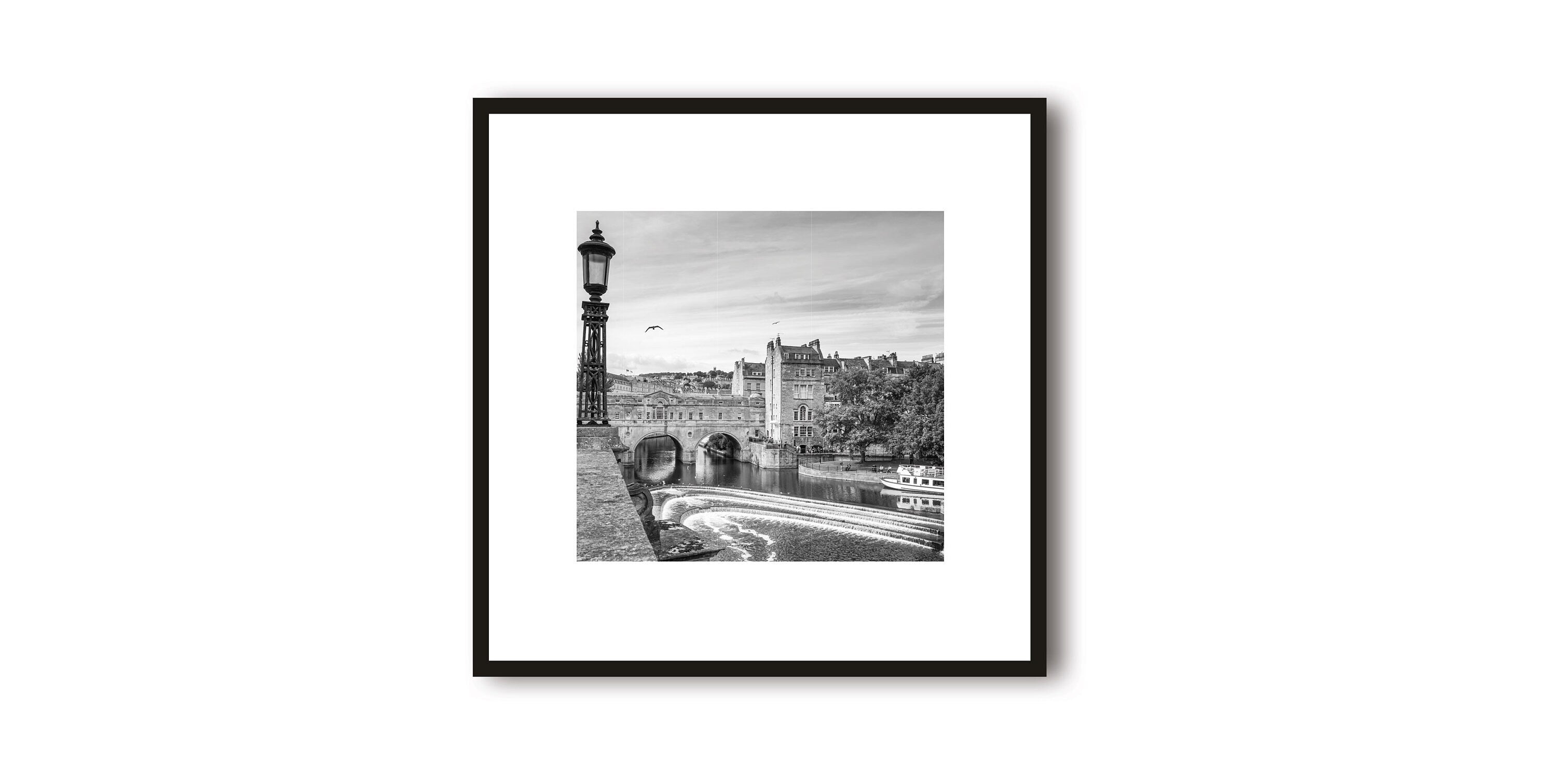 Bath Photo Print with White Border | Bath Photography | Travel Art Print | Framed Prints | Minimalist