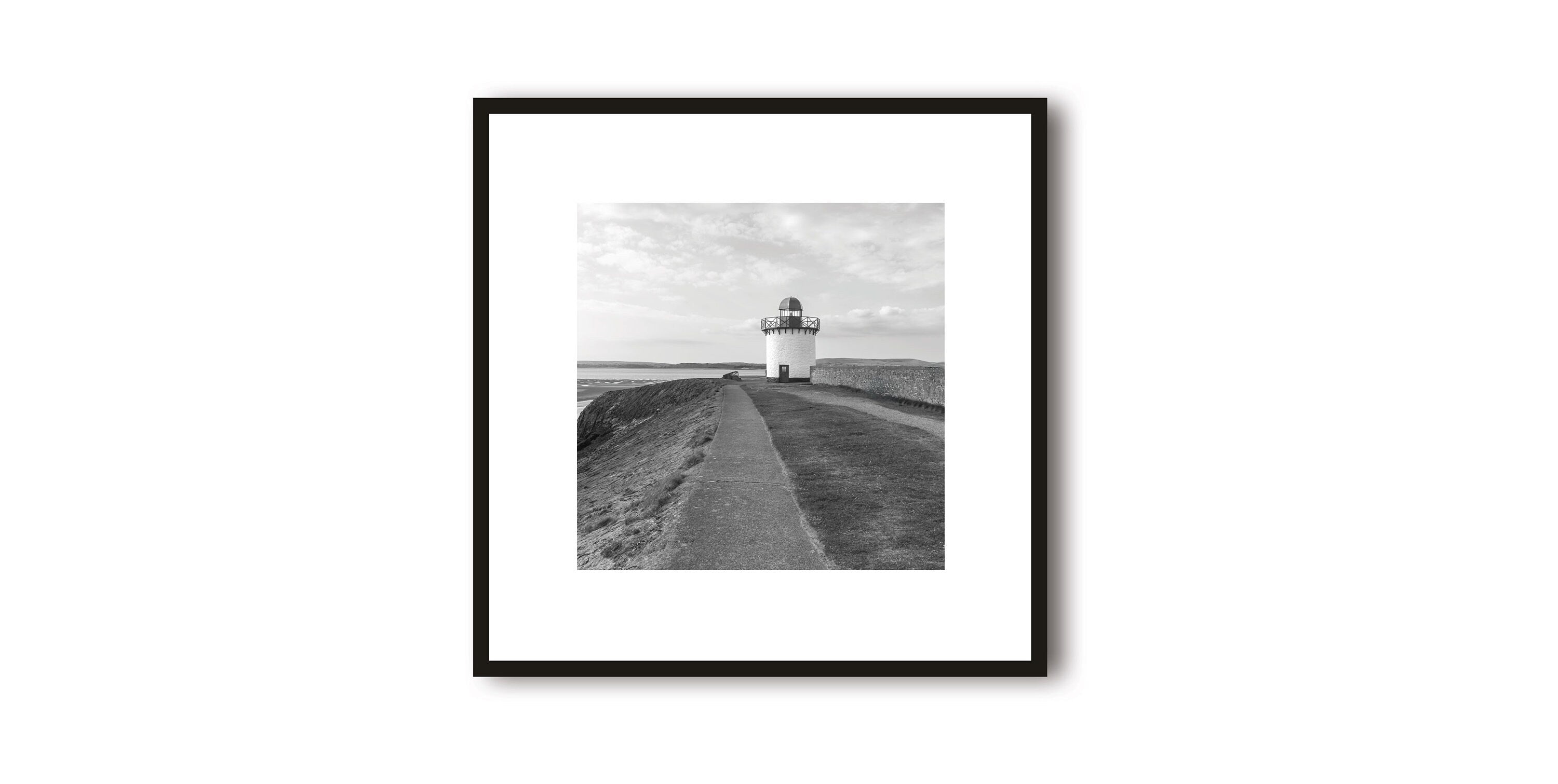 Burry Port Photo Print with White Border | Llanelli Photography | Travel Art Print | Framed Prints | Minimalist