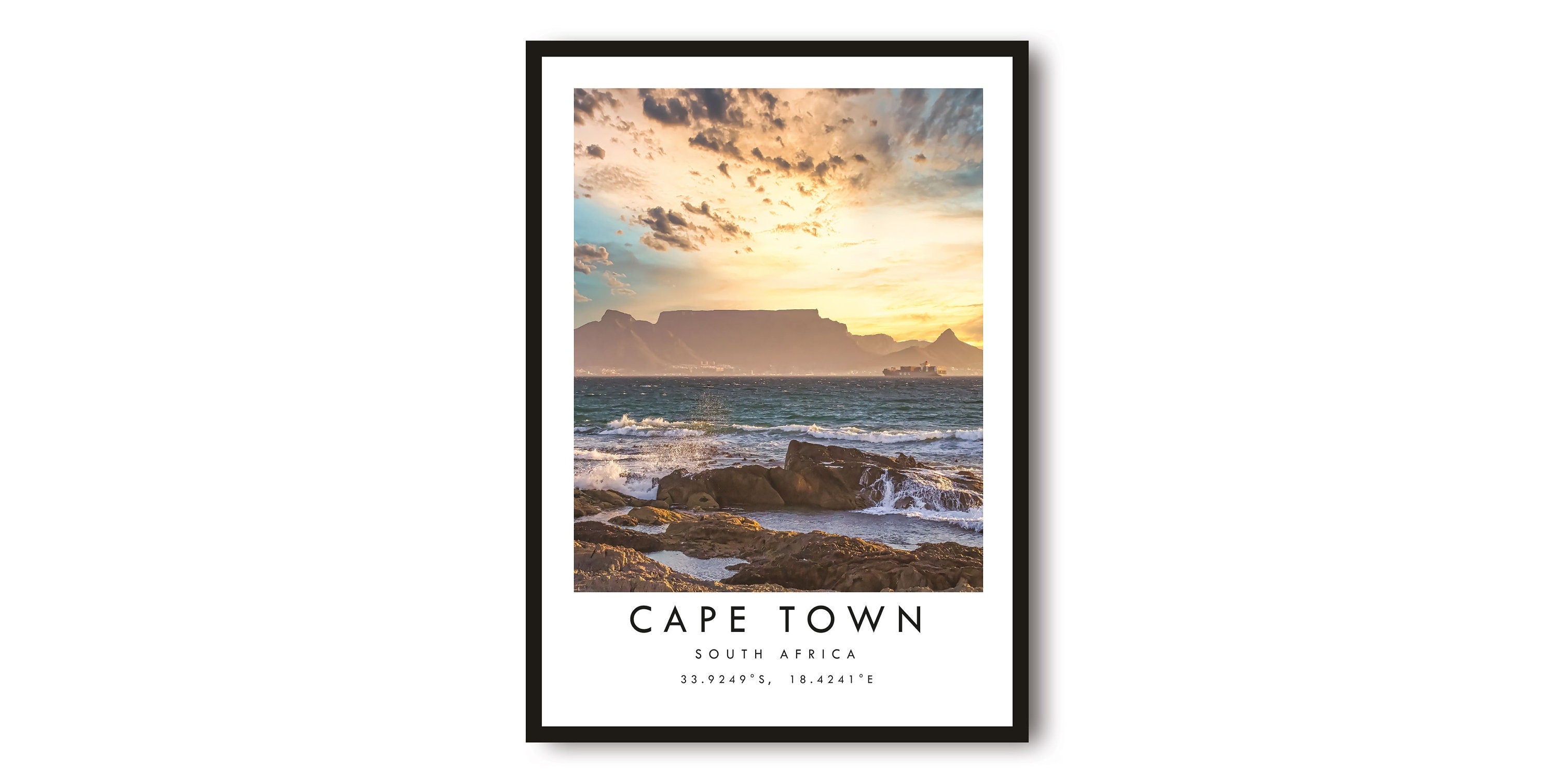 Cape Town Travel Print, South Africa Travel Print, Cape Town South Africa Print, Minimalist Travel Posters, Popular Print A1/A2/A3/A4/A5
