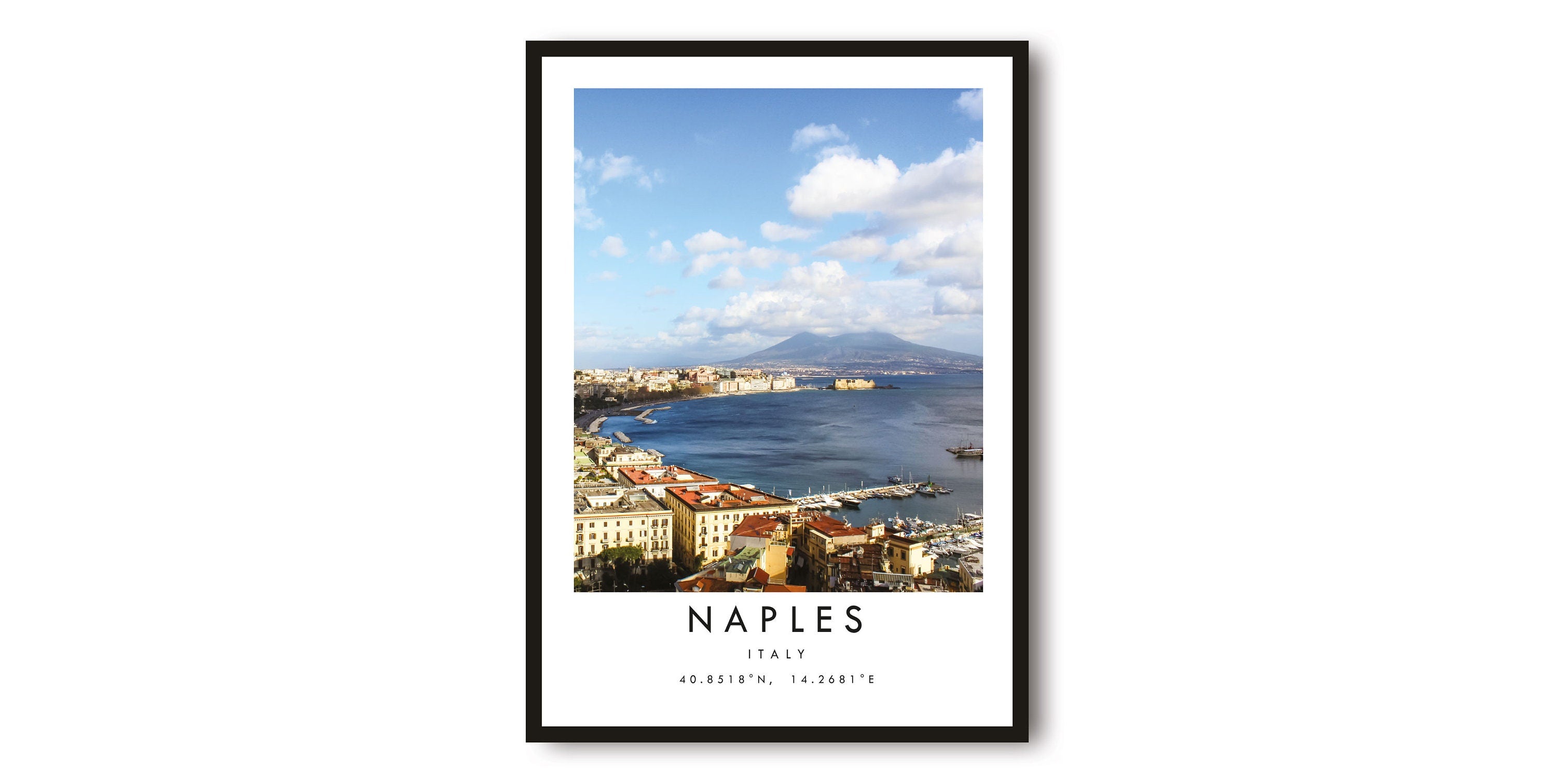 Naples Travel Print, Italy poster Poster, Unique Wall Art, Minimalist Home Decor, City A1/A2/A3/A4/A5