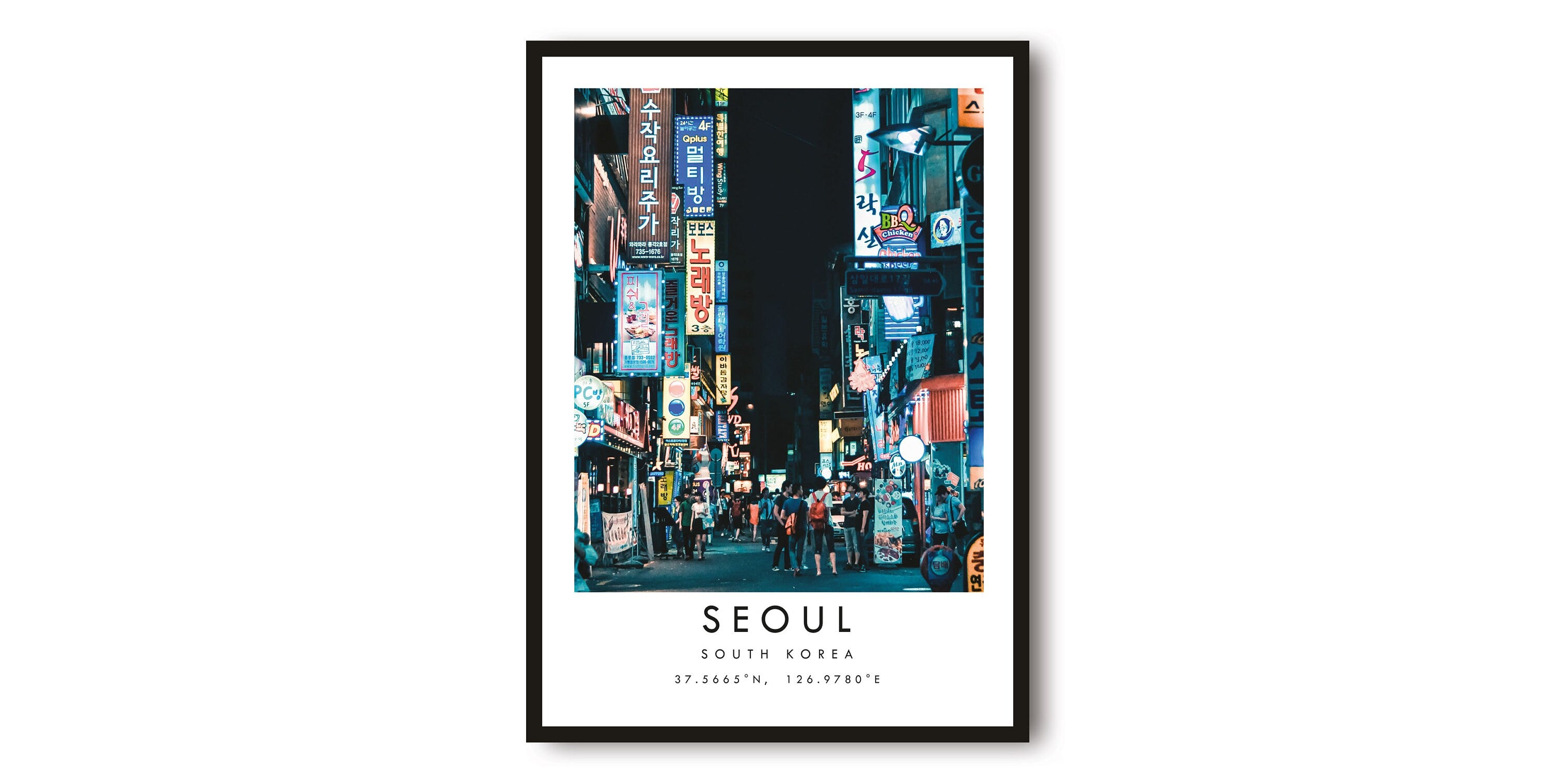 Seoul Travel Print, South Korea Poster, Unique Wall Art, Minimalist Home Décor, City A1/A2/A3/A4/A5