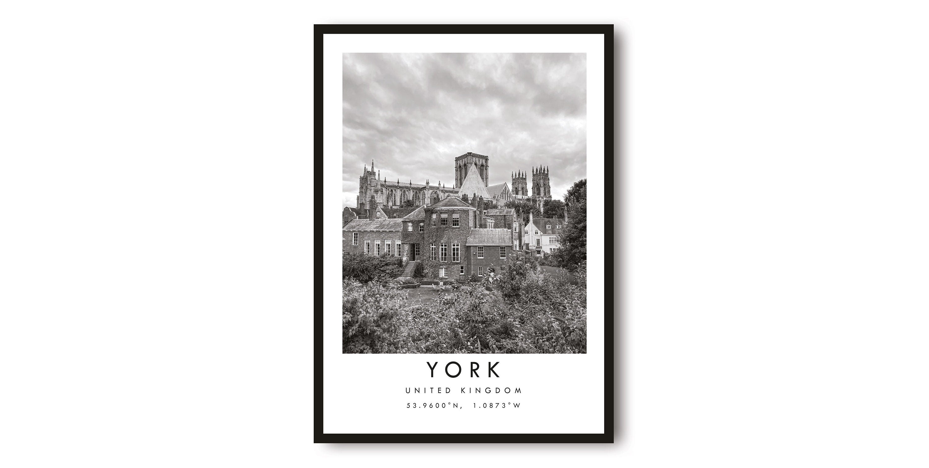 York Travel Print, York Poster, Unique Wallart Decor, Black and White Home Decor, Popular Print A1/A2/A3/A4/A5