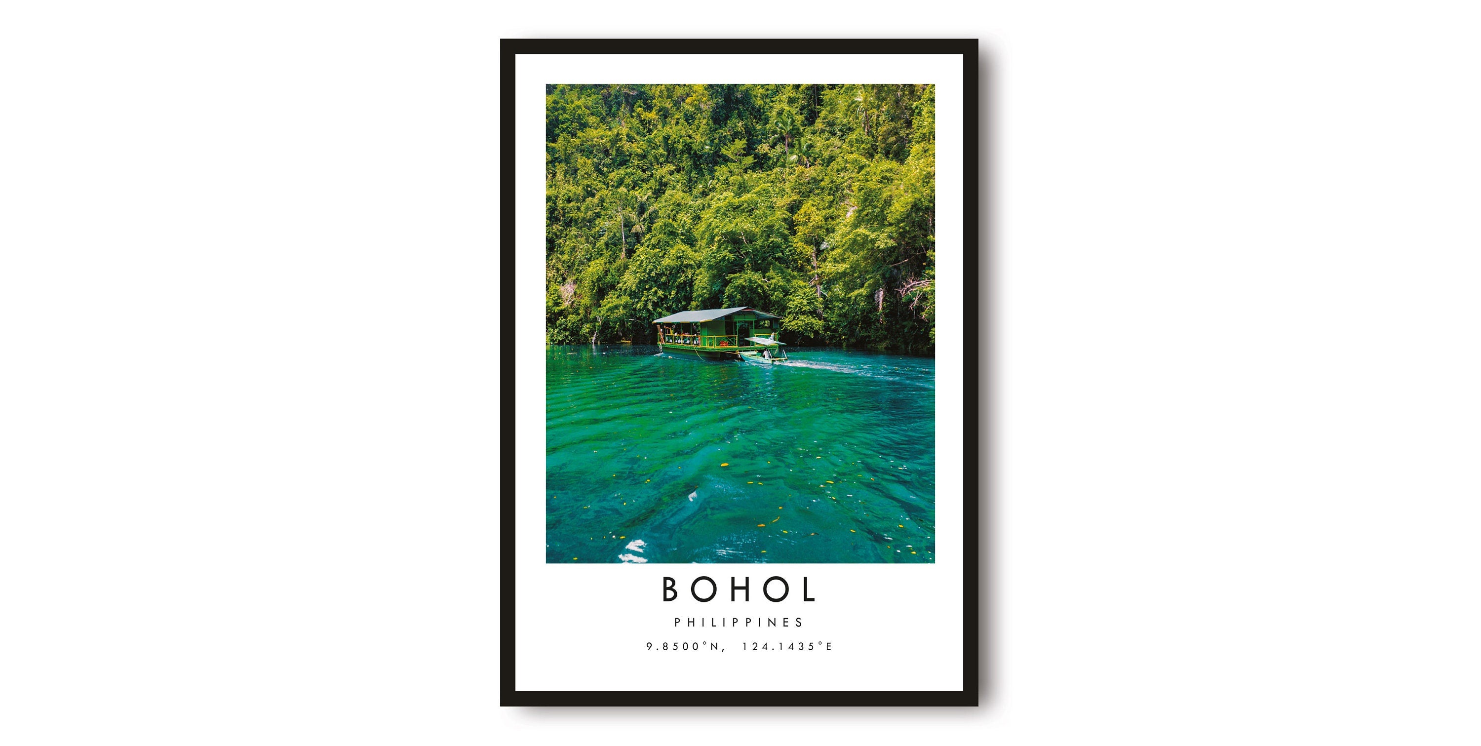 Bohol Travel Print, Bohol Poster, Unique Wall Art, Minimalist Home Decor, City A1/A2/A3/A4/A5