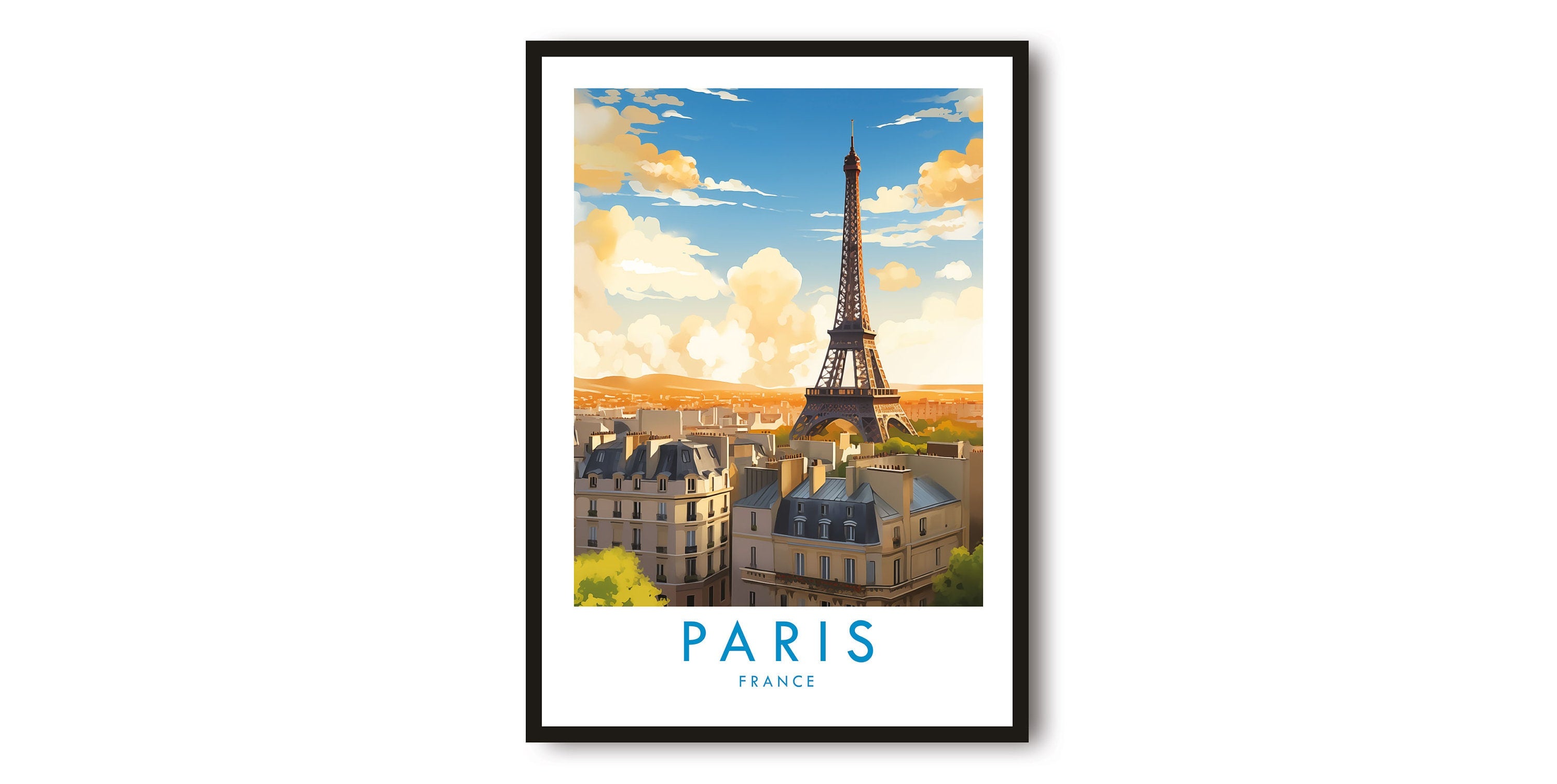 Paris Travel Print, Paris Travel Poster, France Print, Travel Decor, Popular Print, Birthday Gift, A1/A2/A3/A4/A5