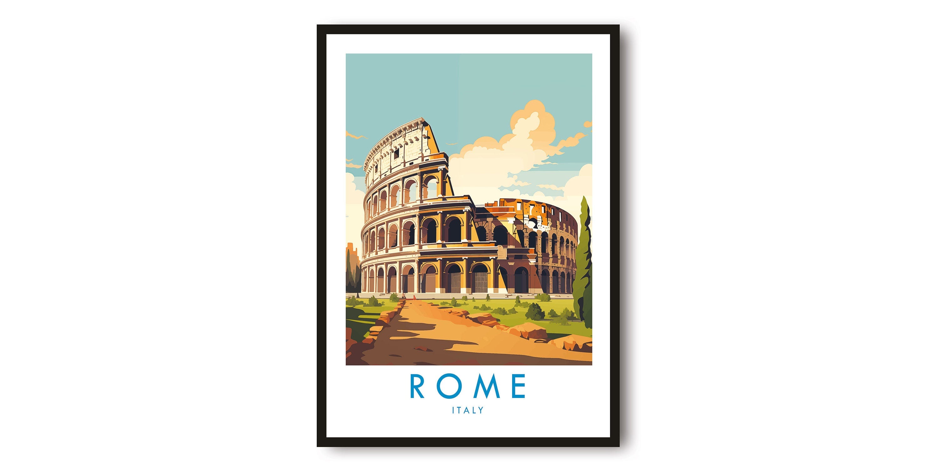 Rome Travel Print, Rome Travel Poster, Italy Print, Travel Decor, Popular Print, Birthday Gift, A1/A2/A3/A4/A5
