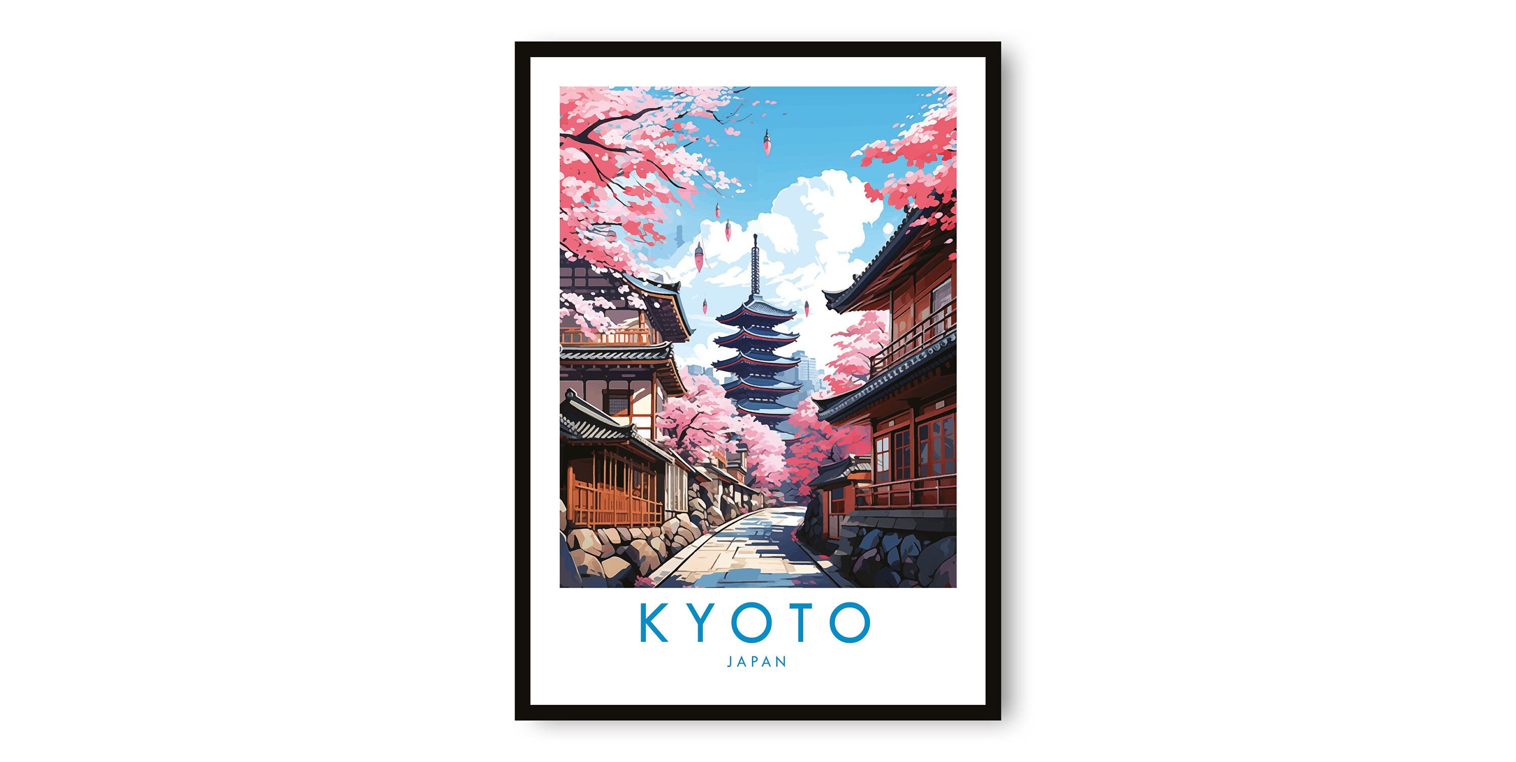 Kyoto Travel Print, Kyoto Travel Poster, Japan Print, Travel Decor, Popular Print, Birthday Gift, A1/A2/A3/A4/A5