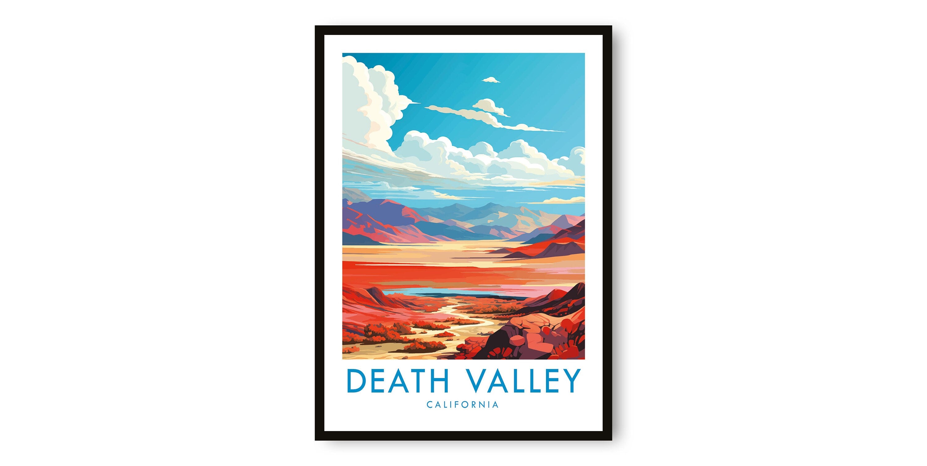 Death Valley Travel Print, Death Valley Travel Poster, California Print, Travel Decor, Popular Print, Birthday Gift, A1/A2/A3/A4/A5
