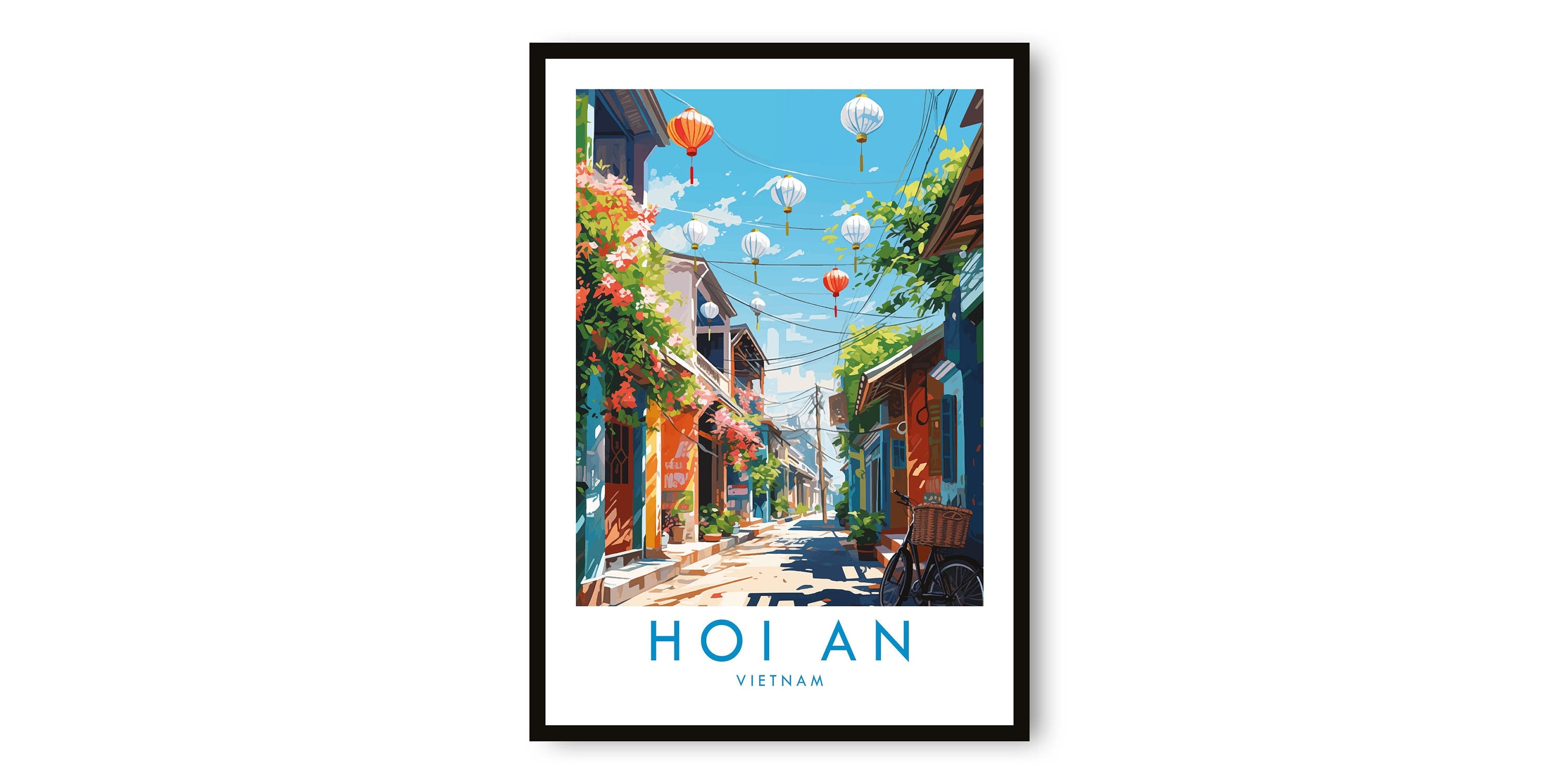 Hoi An Travel Print, Hoi An Travel Poster, Vietnam Print, Travel Decor, Popular Print, Birthday Gift, A1/A2/A3/A4/A5
